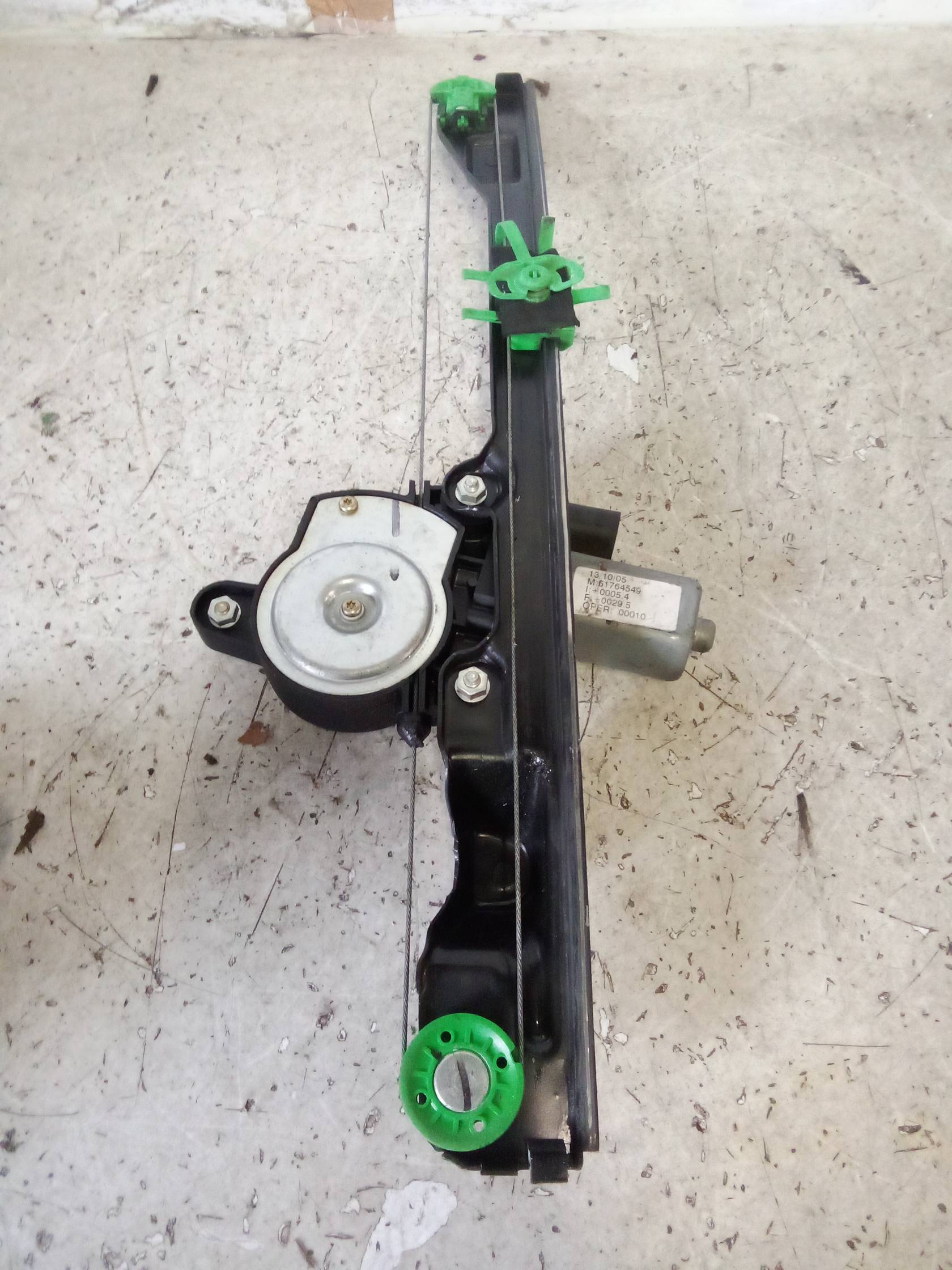 Alzacristallo elettr. porta ant. dx.