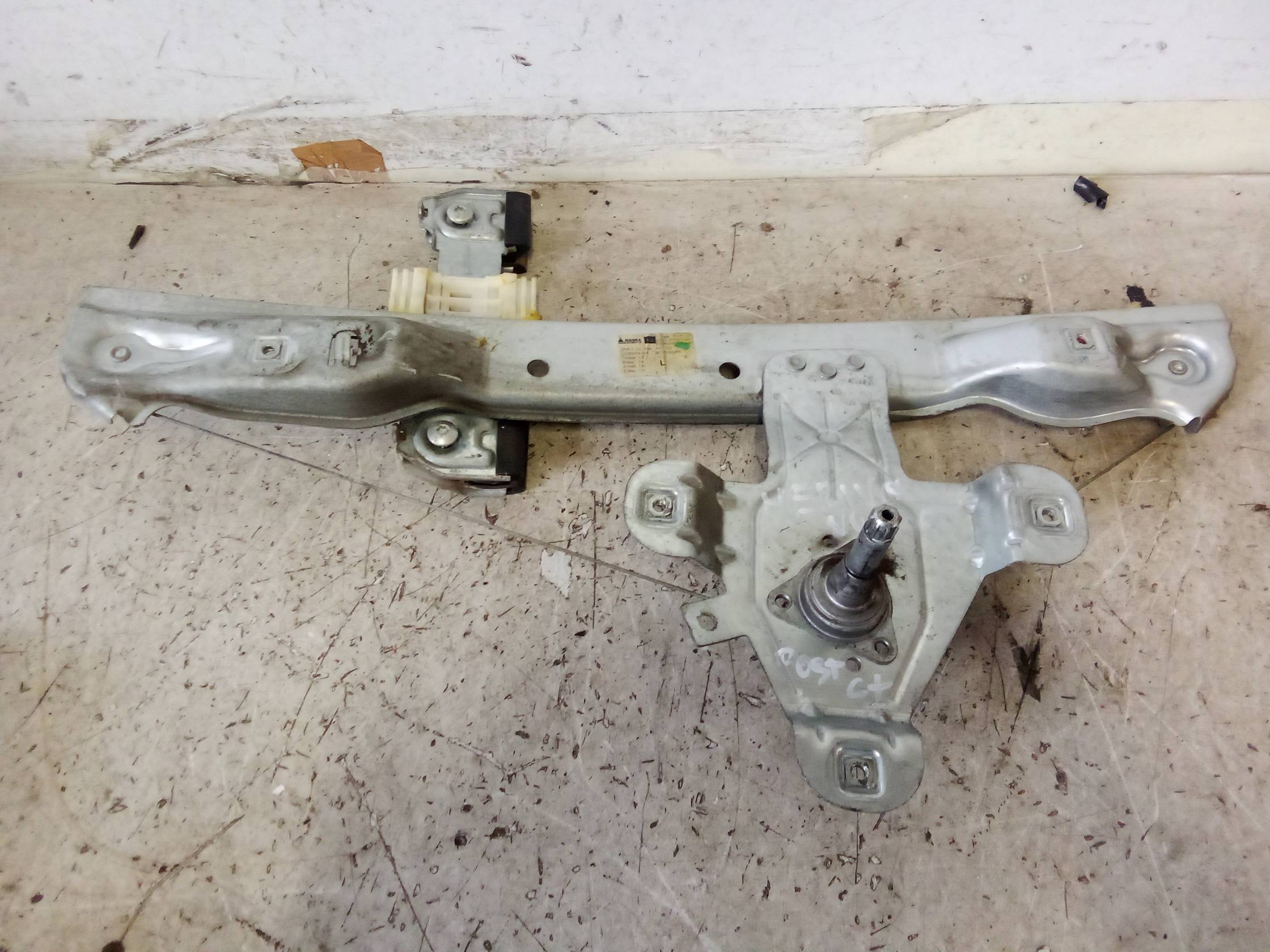 Alzacristallo porta post. sx.