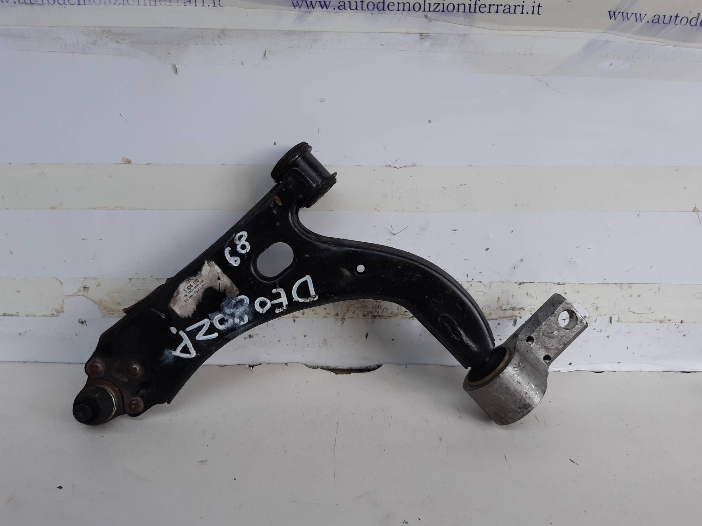 Braccio oscillante sosp. ant. sx.