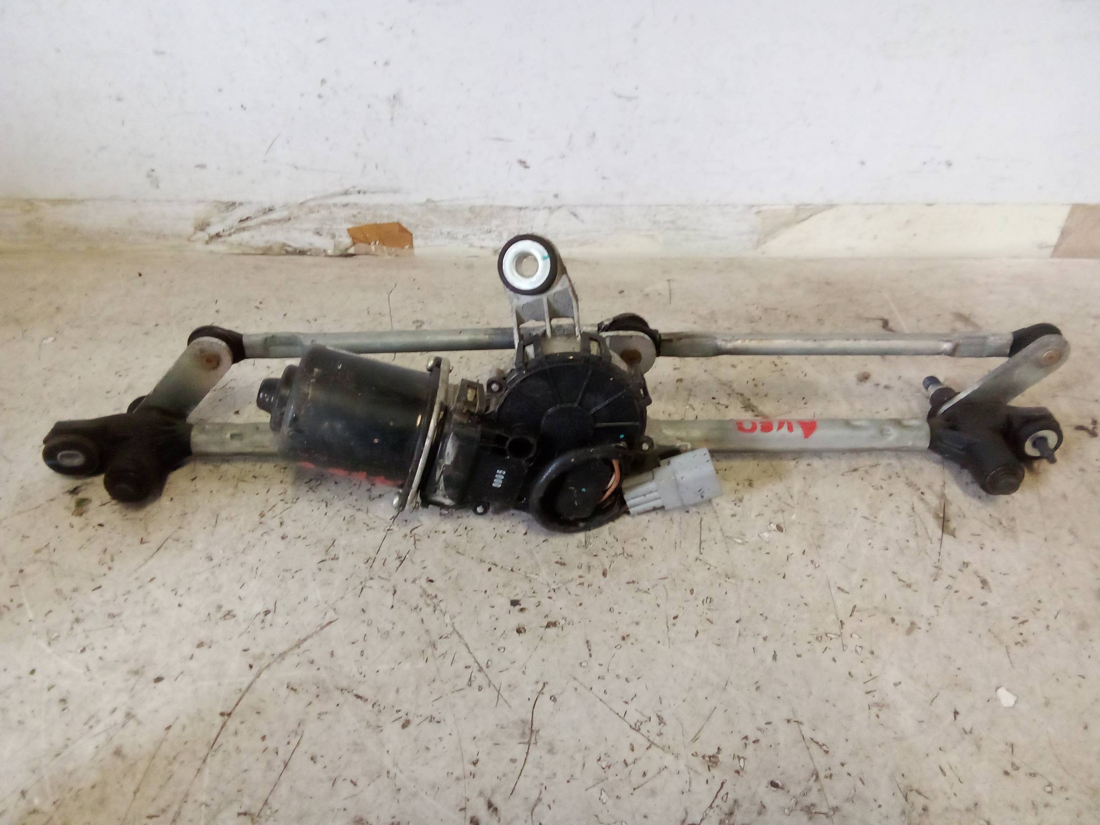 Meccanismo tergiparabrezza con motorino