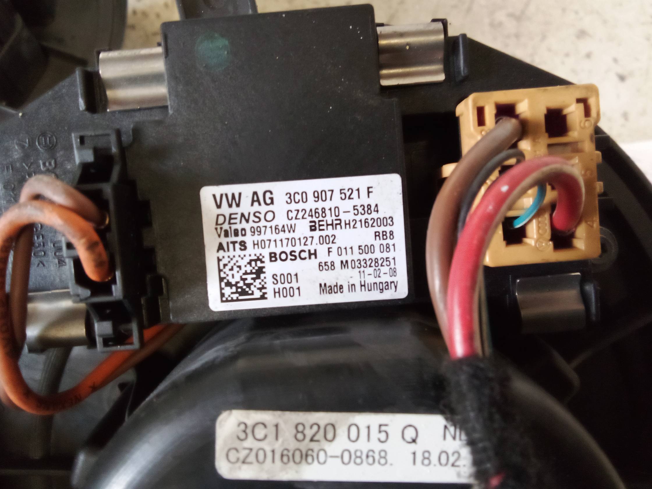 Motorino ventilazione abitacolo