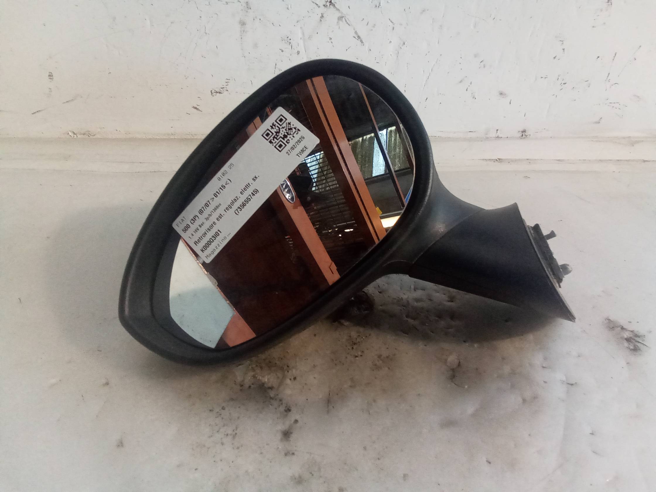 Retrovisore est. regolaz. elettr. sx.