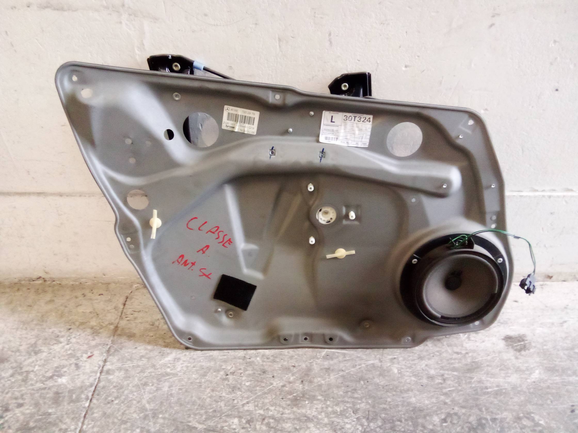 Alzacristallo elettr. porta ant. sx.