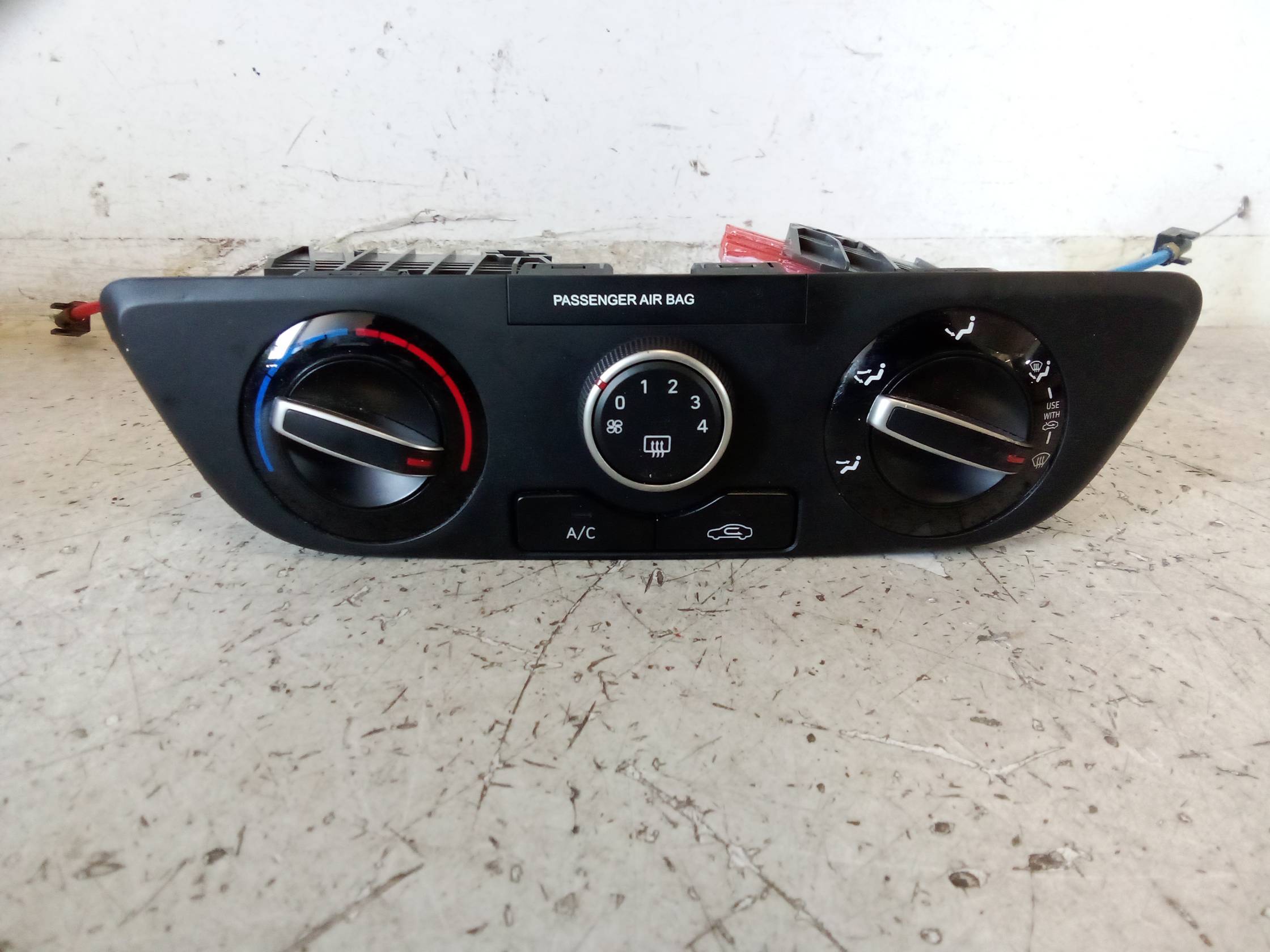 Blocco comando climatizzazione