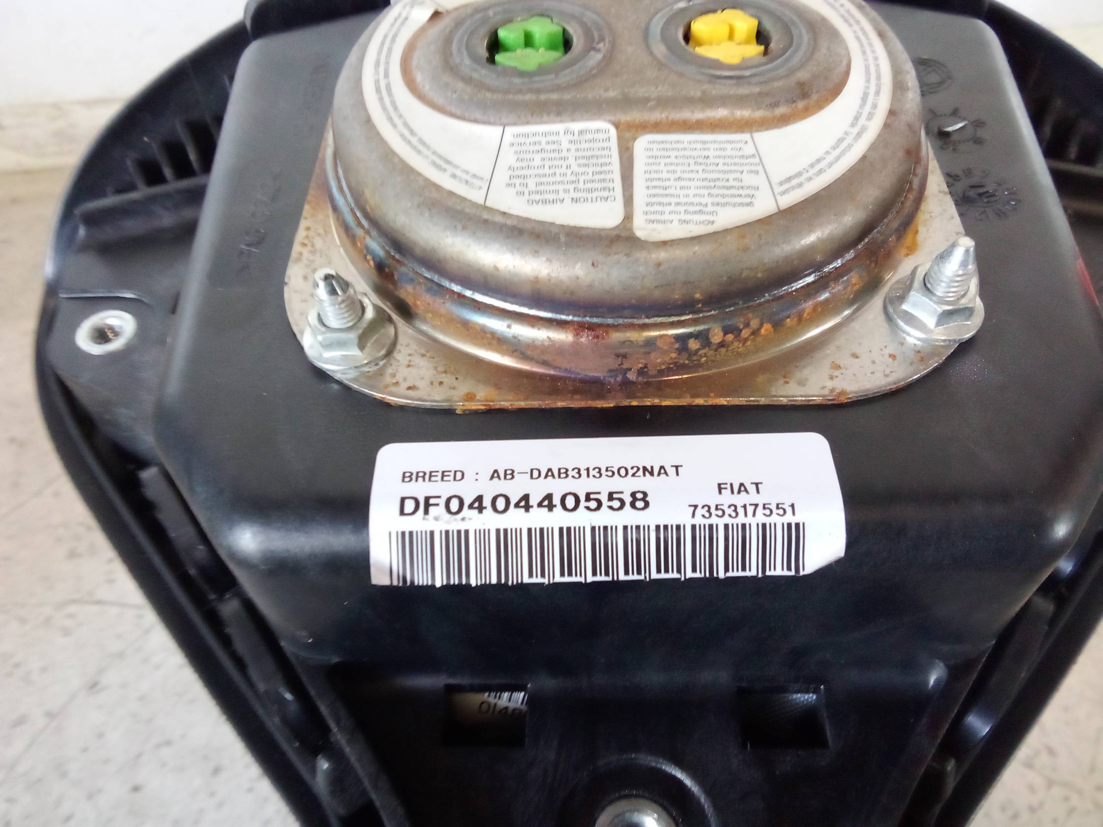 Dispositivo airbag lato guida