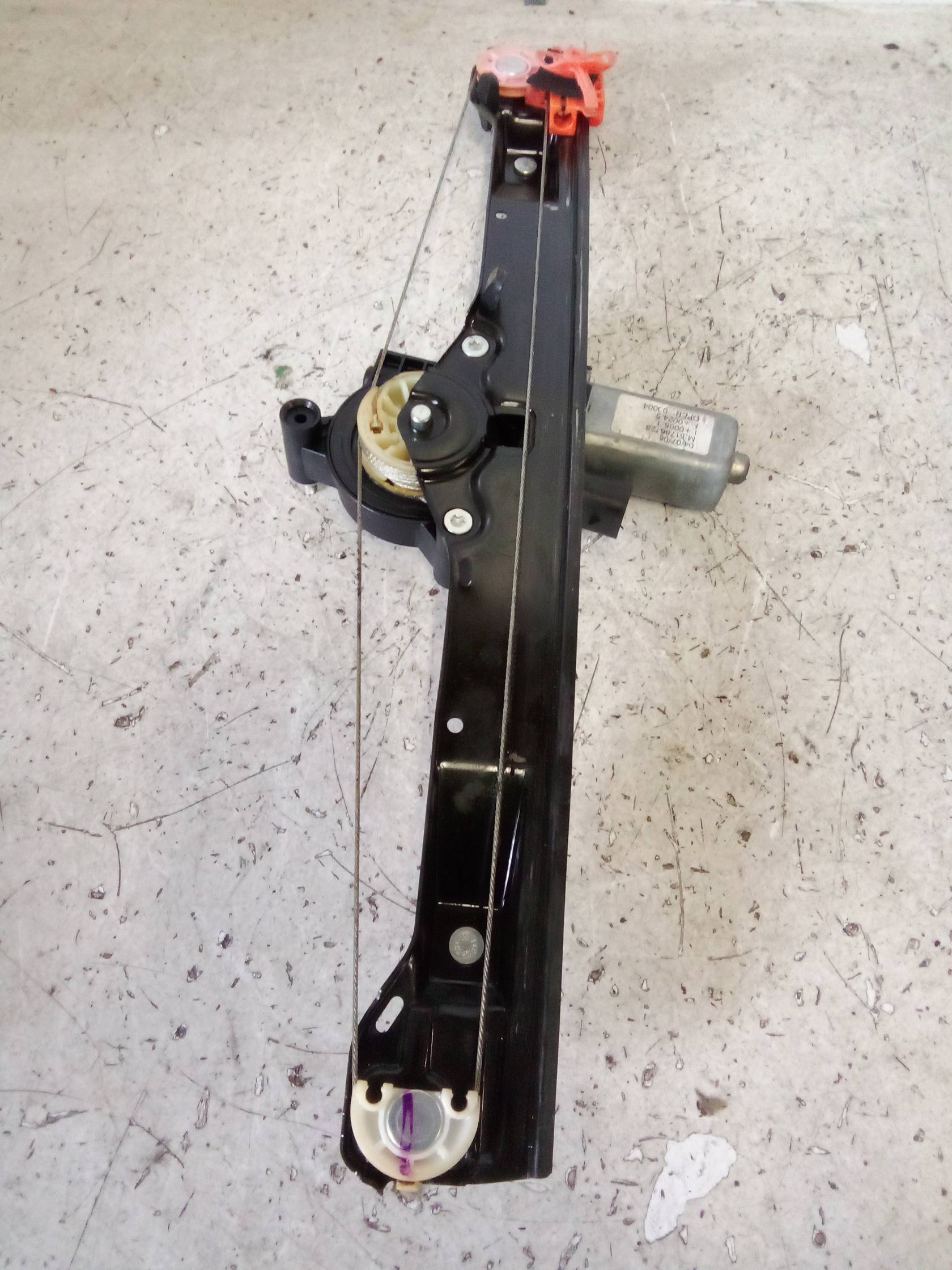 Alzacristallo elettr. porta ant. dx.