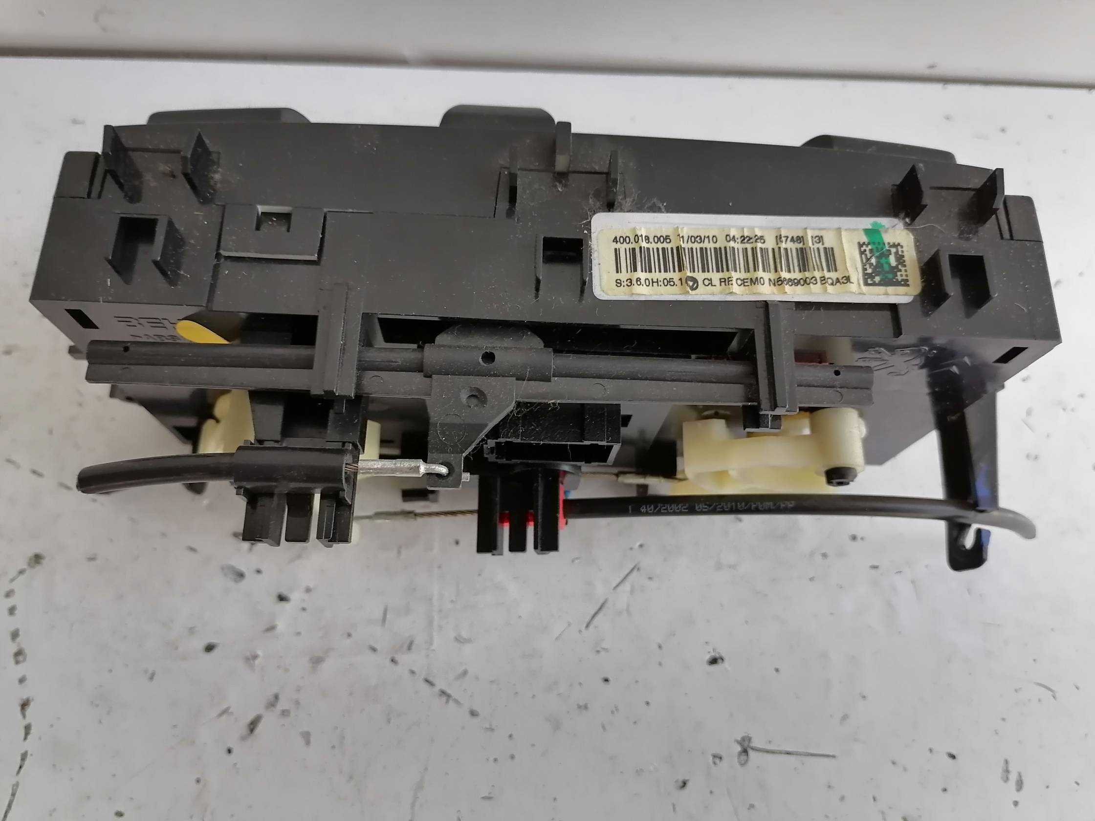 Blocco comando climatizzazione