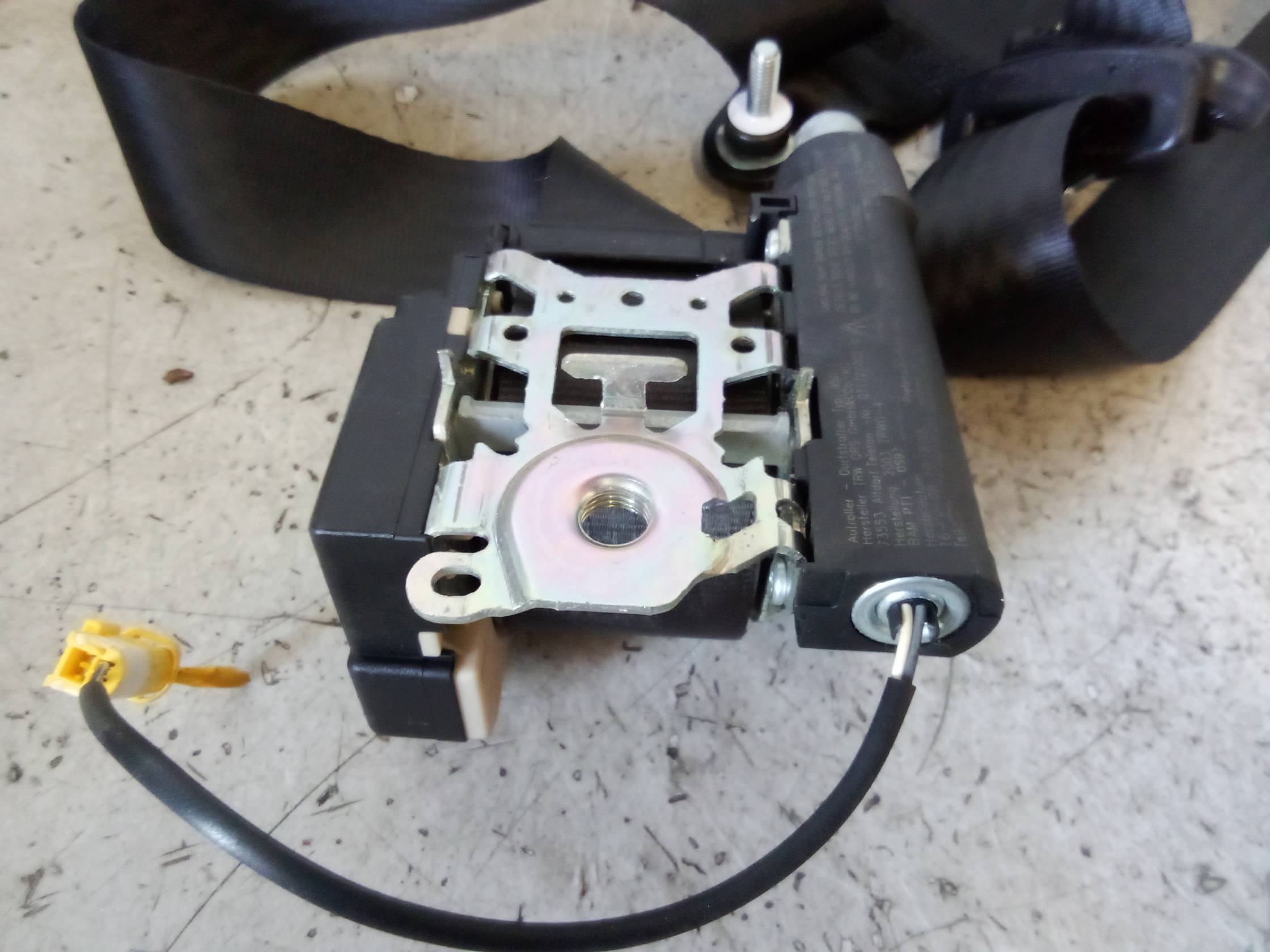 Cintura di sicurezza ant. dx.