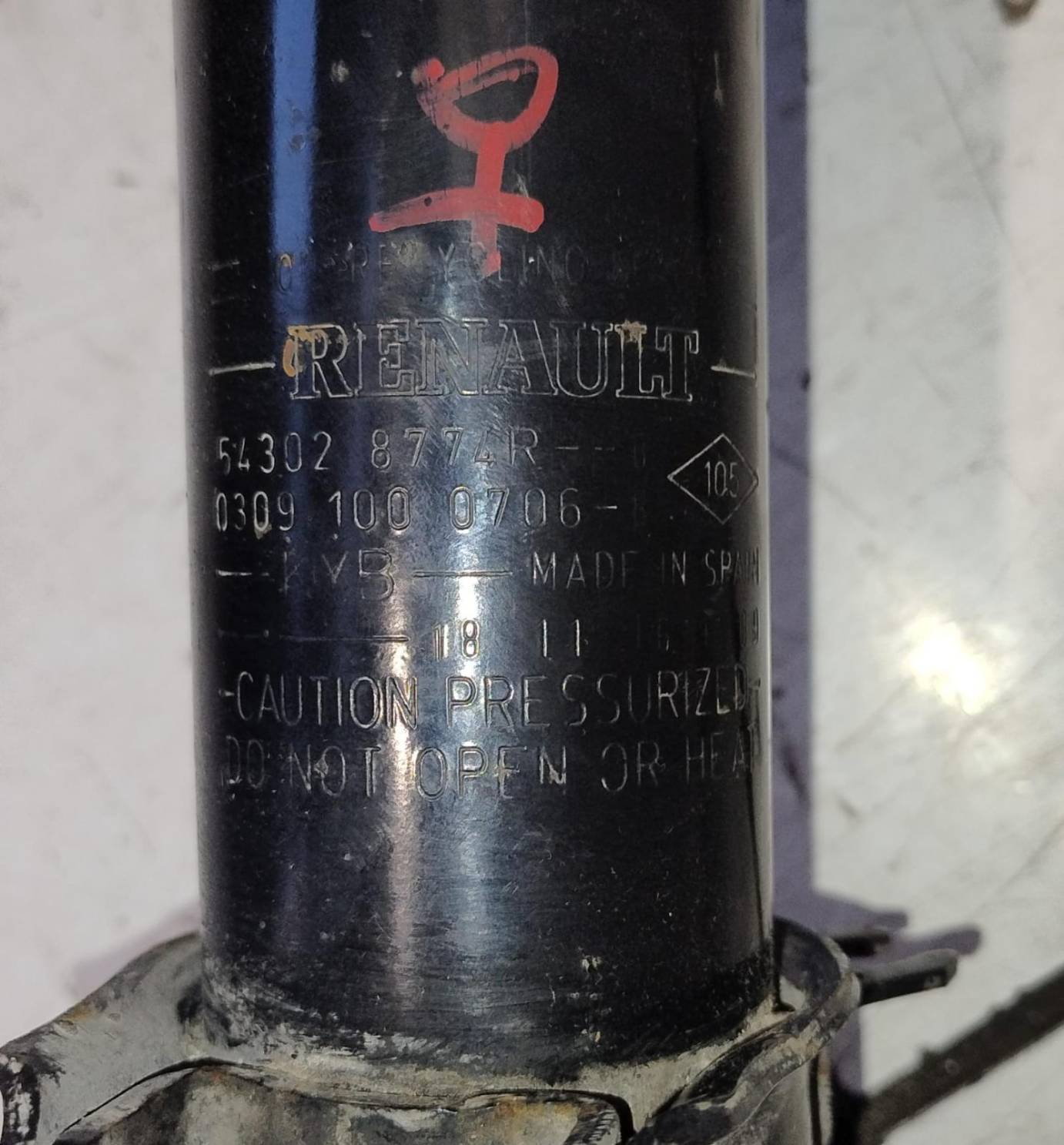 Ammortizzatore ant. dx.