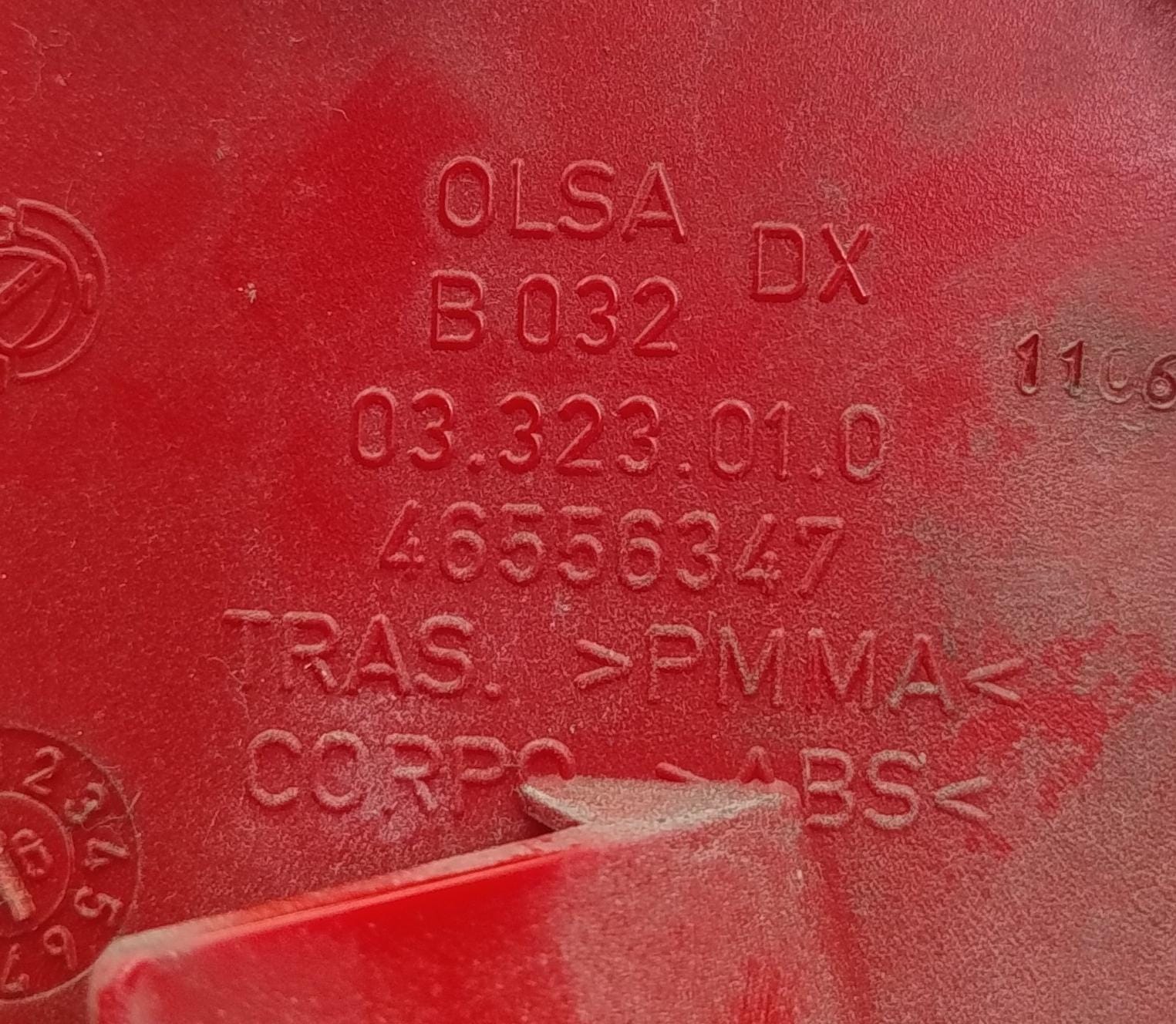 Fanale post. parte est. dx.