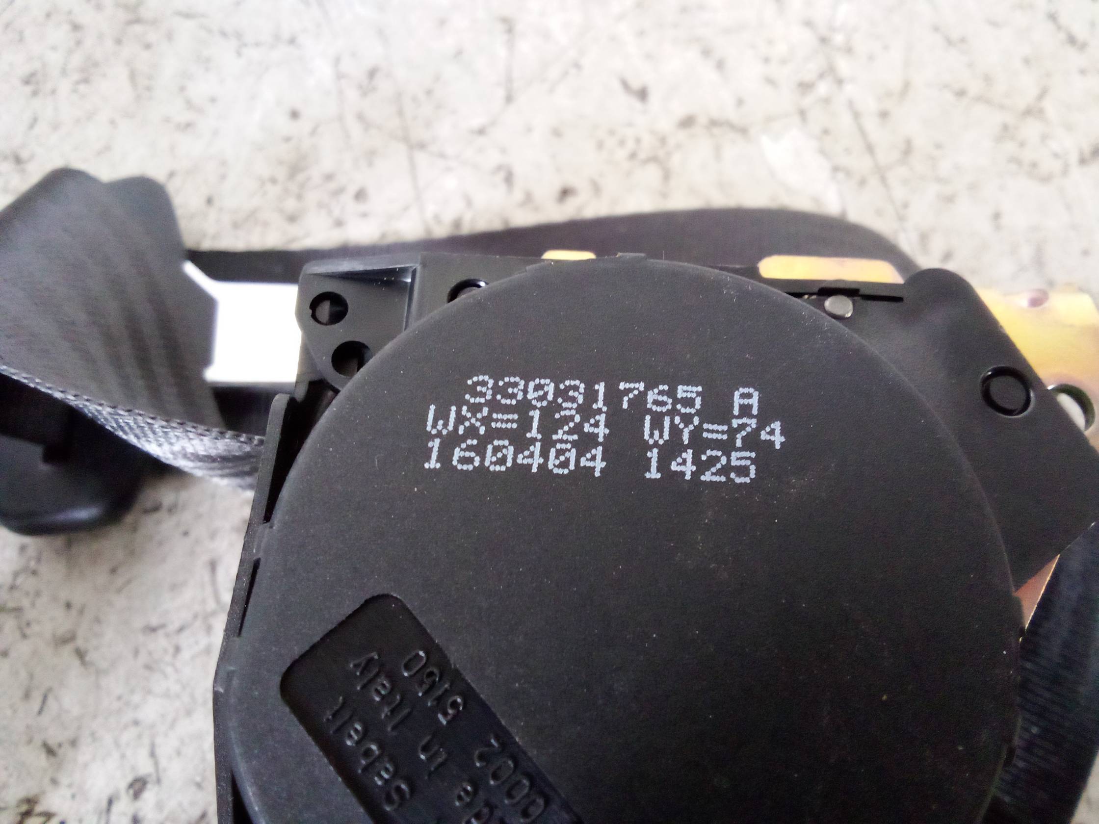 Cintura di sicurezza post. sx.