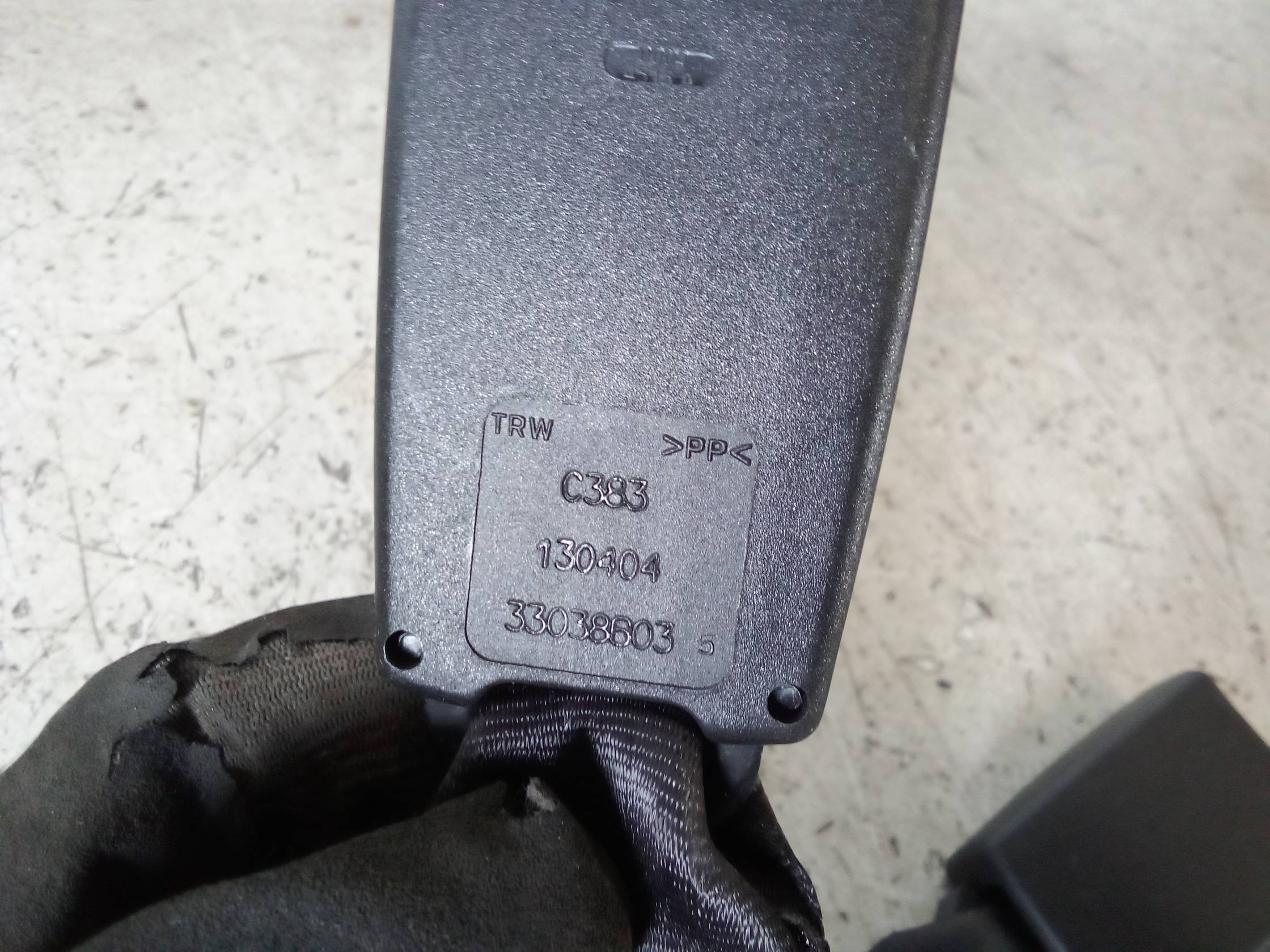 Aggancio cintura di sicurezza post. sx.