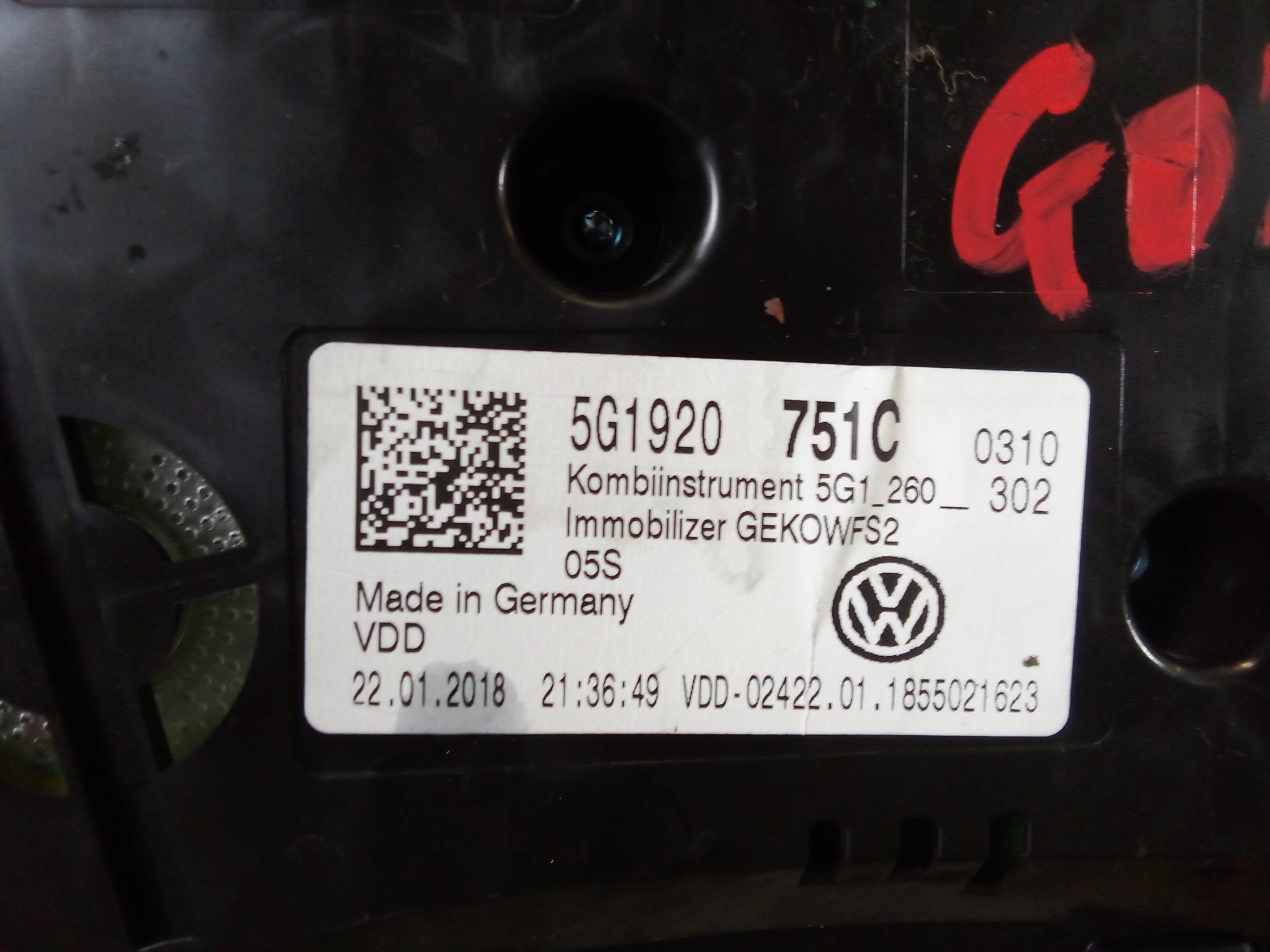 Quadro strumenti compl.