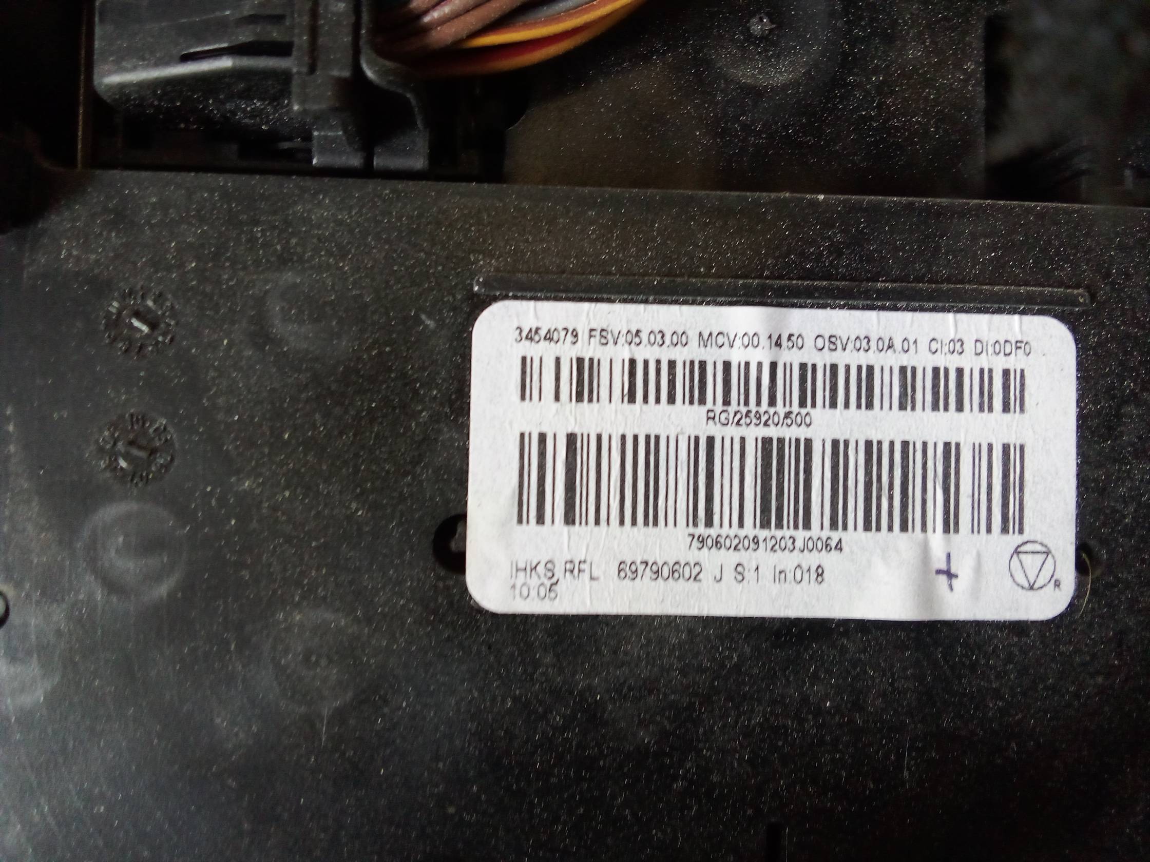 Blocco comando climatizzazione