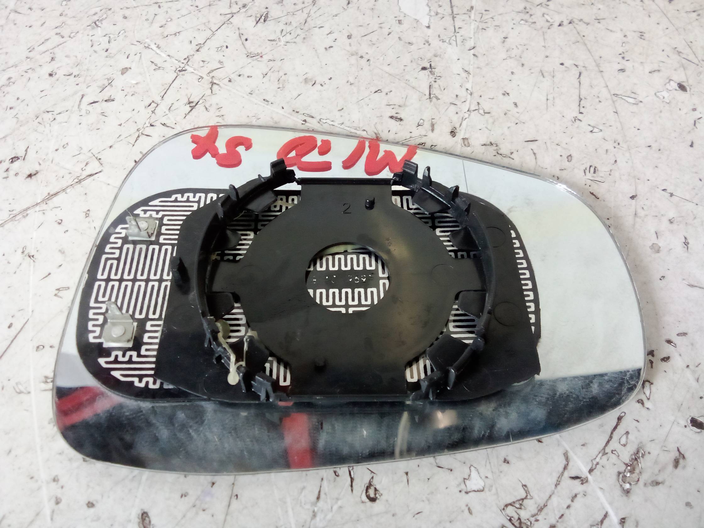 Cristallo retrovisore est. sx.