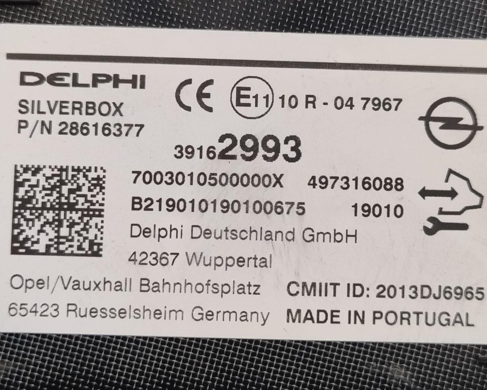 Centralina sistema navigazione