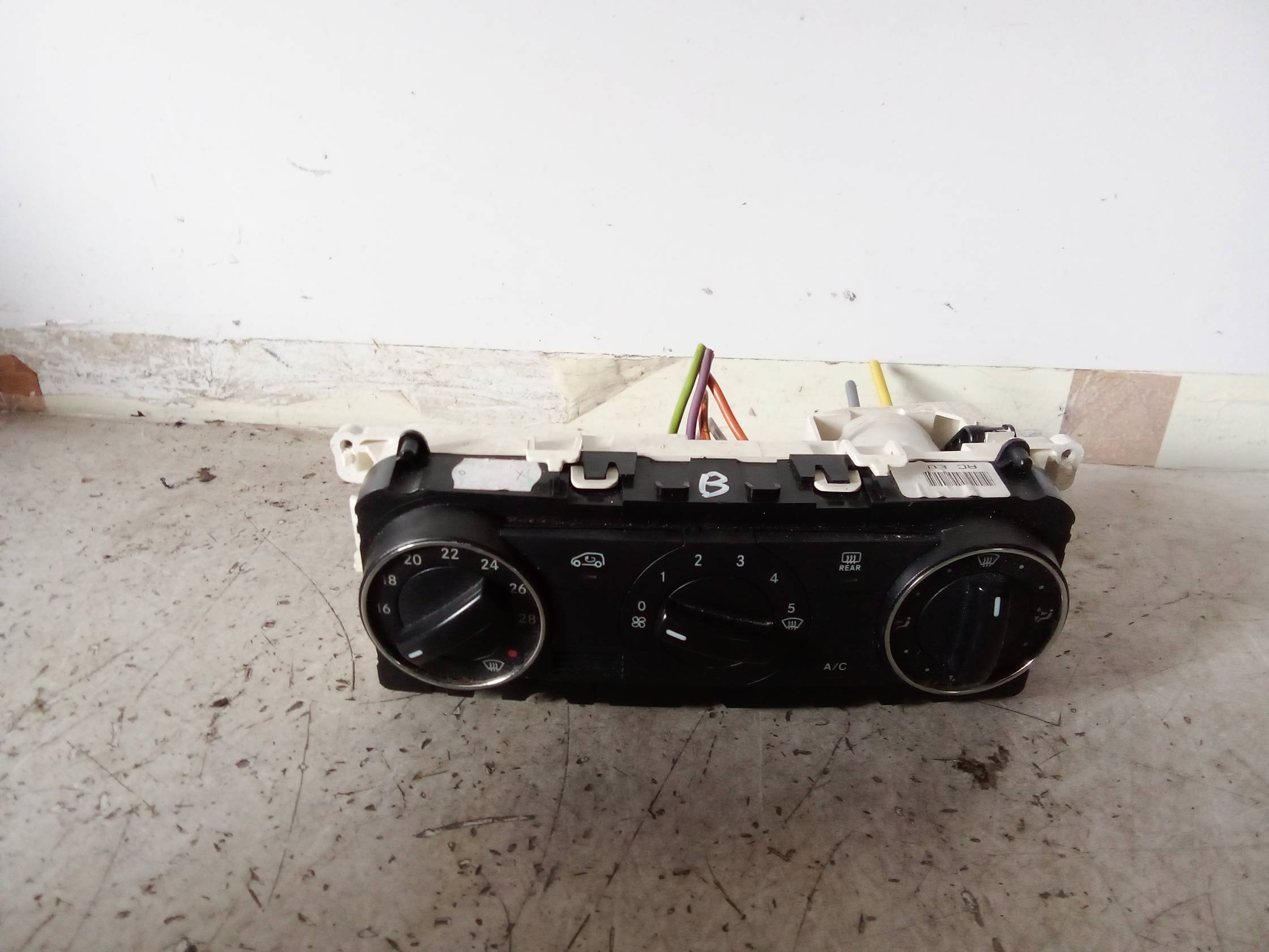 Blocco comando climatizzazione