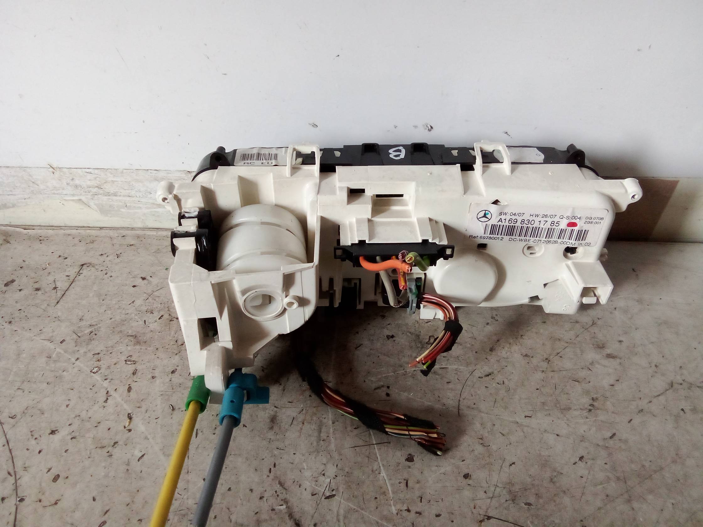 Blocco comando climatizzazione