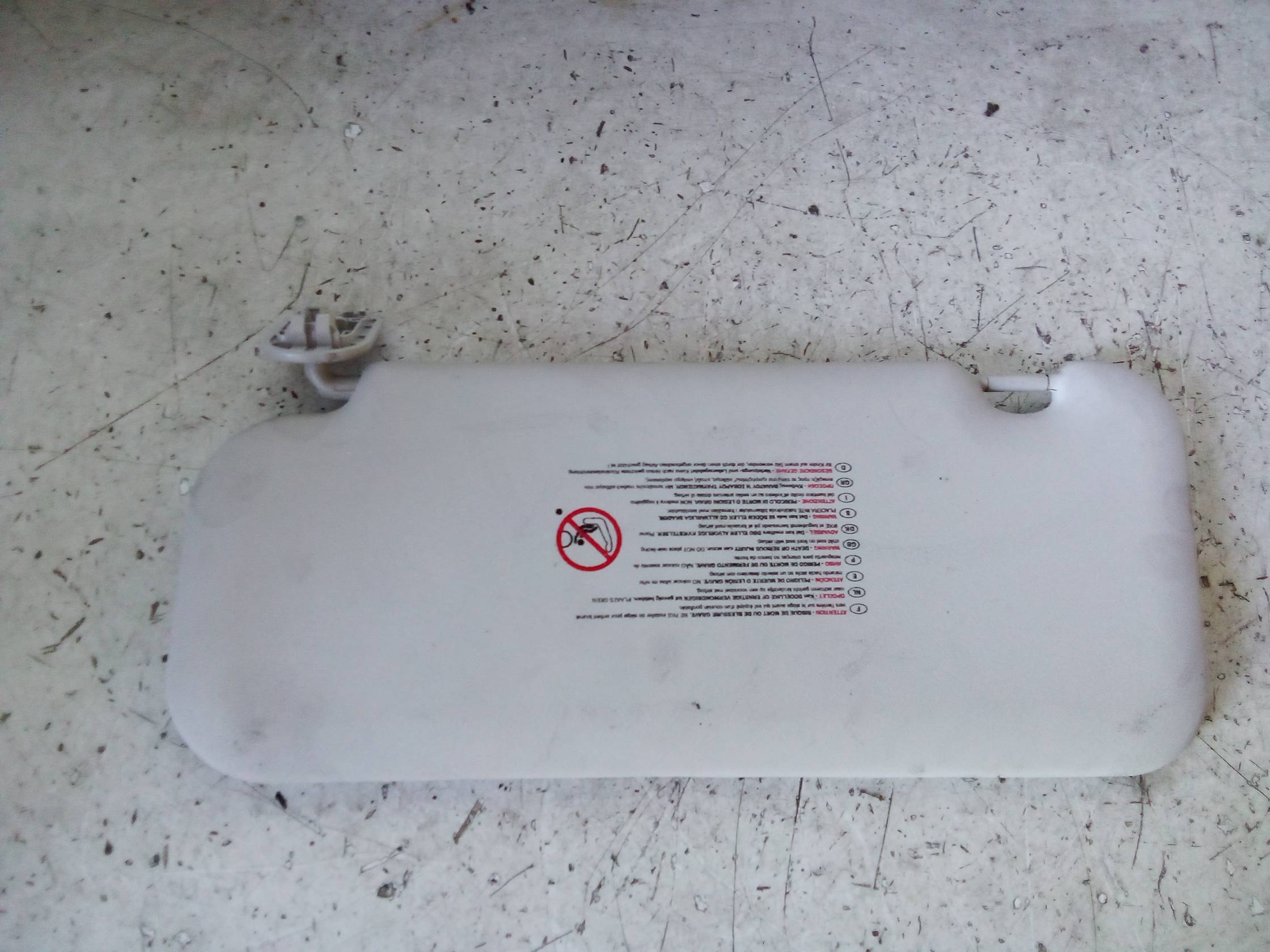 Aletta parasole parabrezza Aletta parasole parabrezza