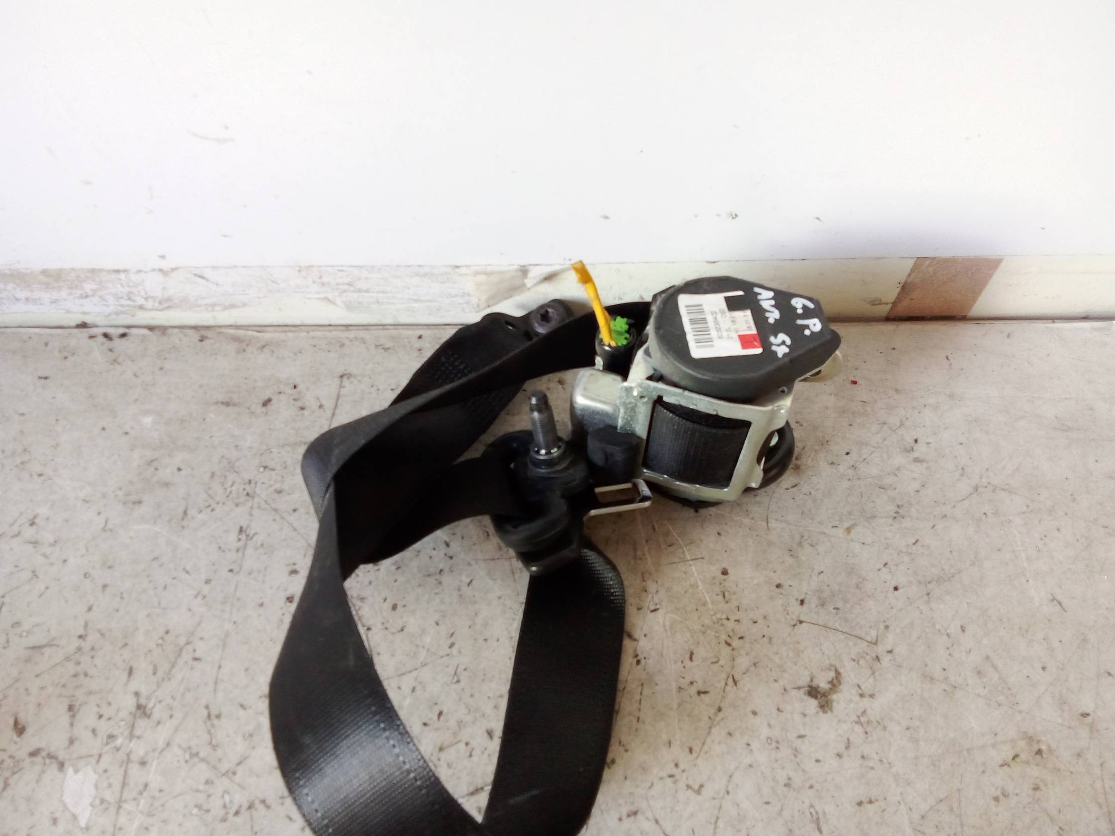 Cintura di sicurezza ant. sx.