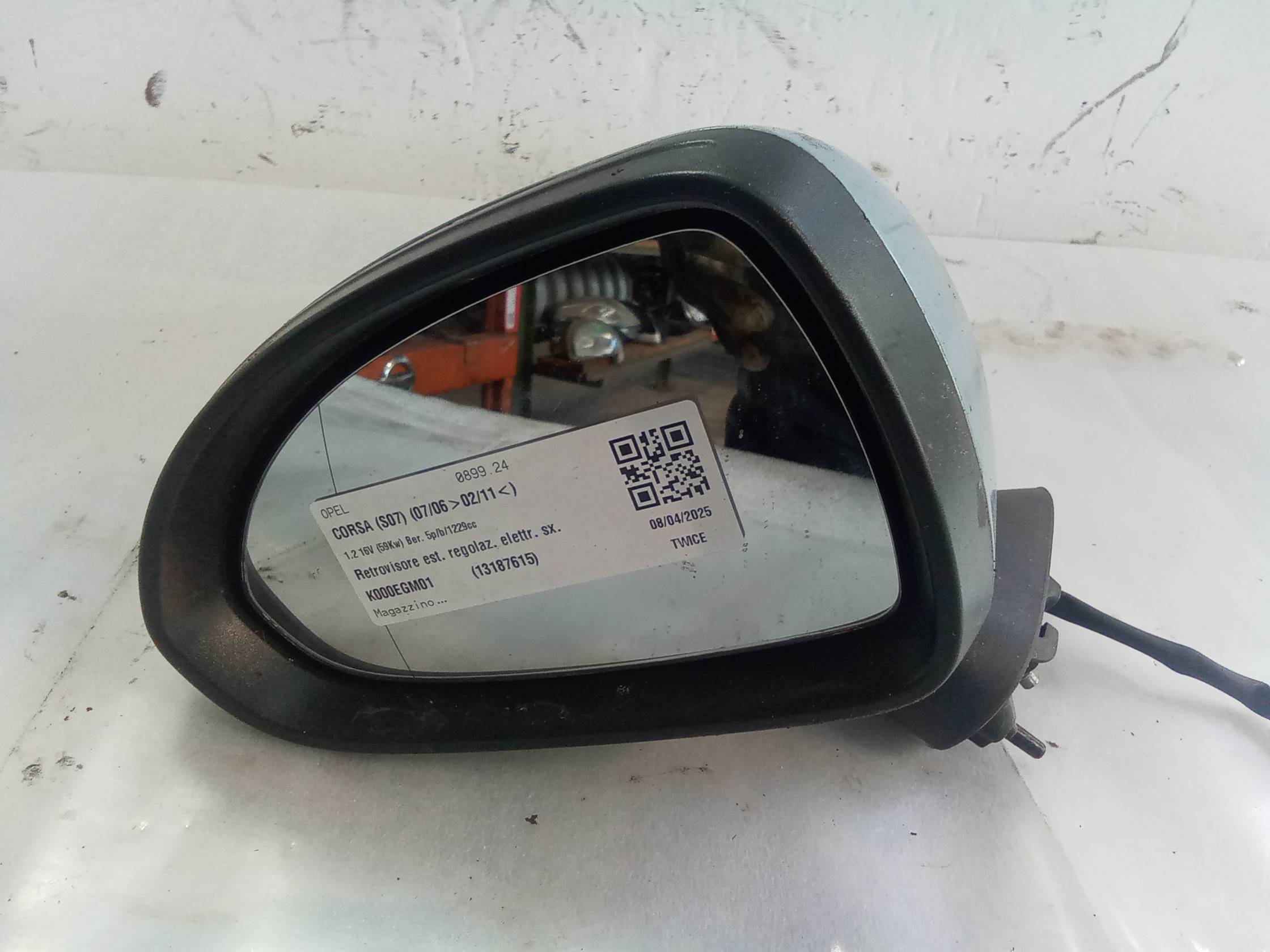 Retrovisore est. regolaz. elettr. sx.