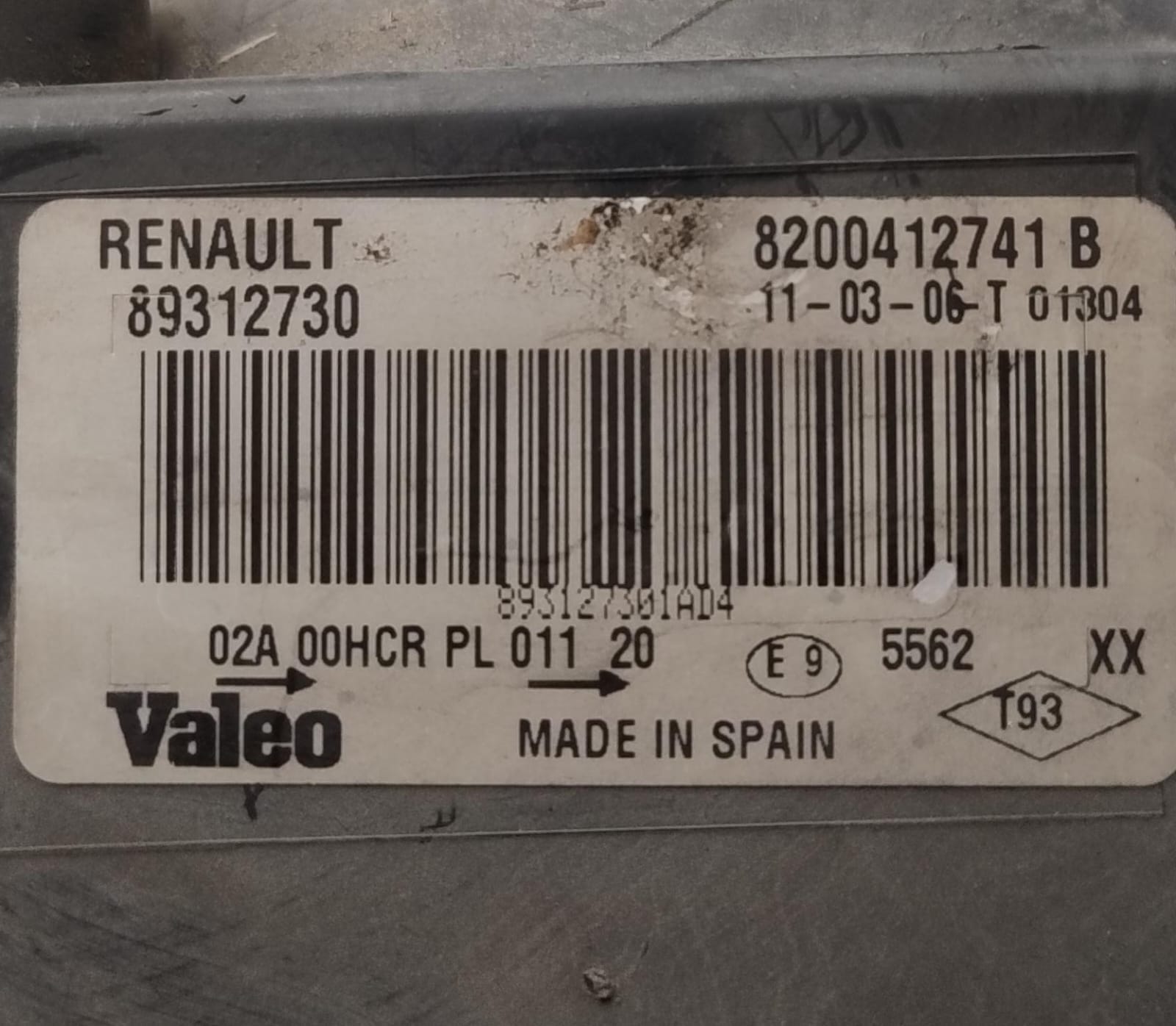 Fanale anteriore sinistro