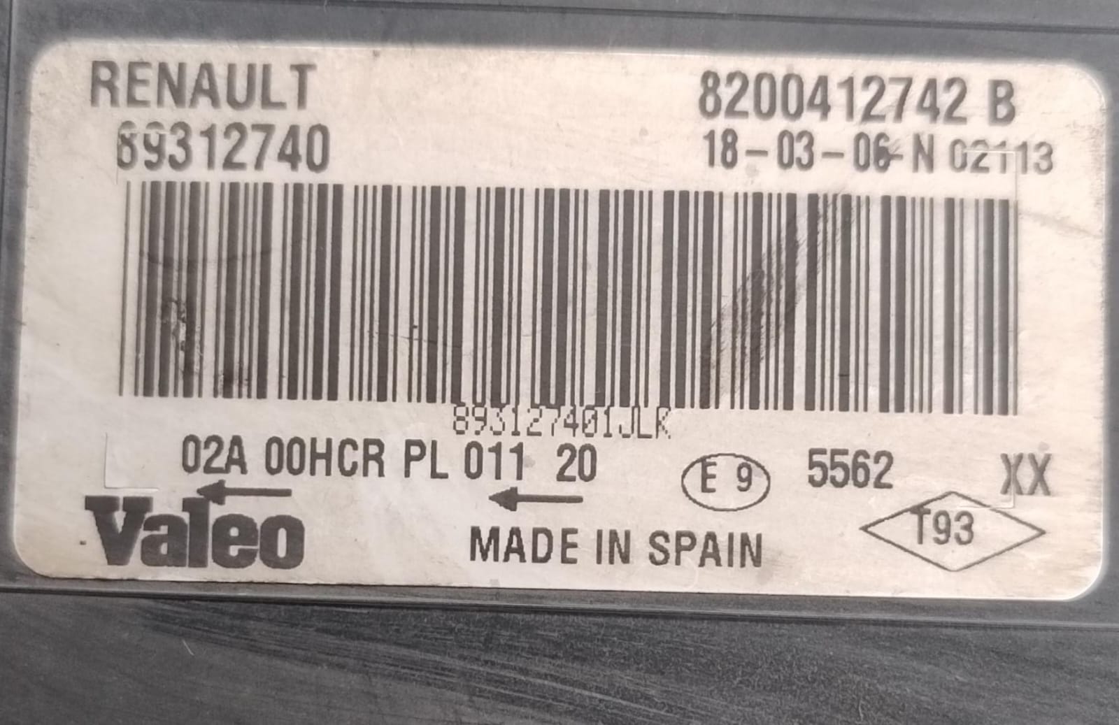 Fanale anteriore destro