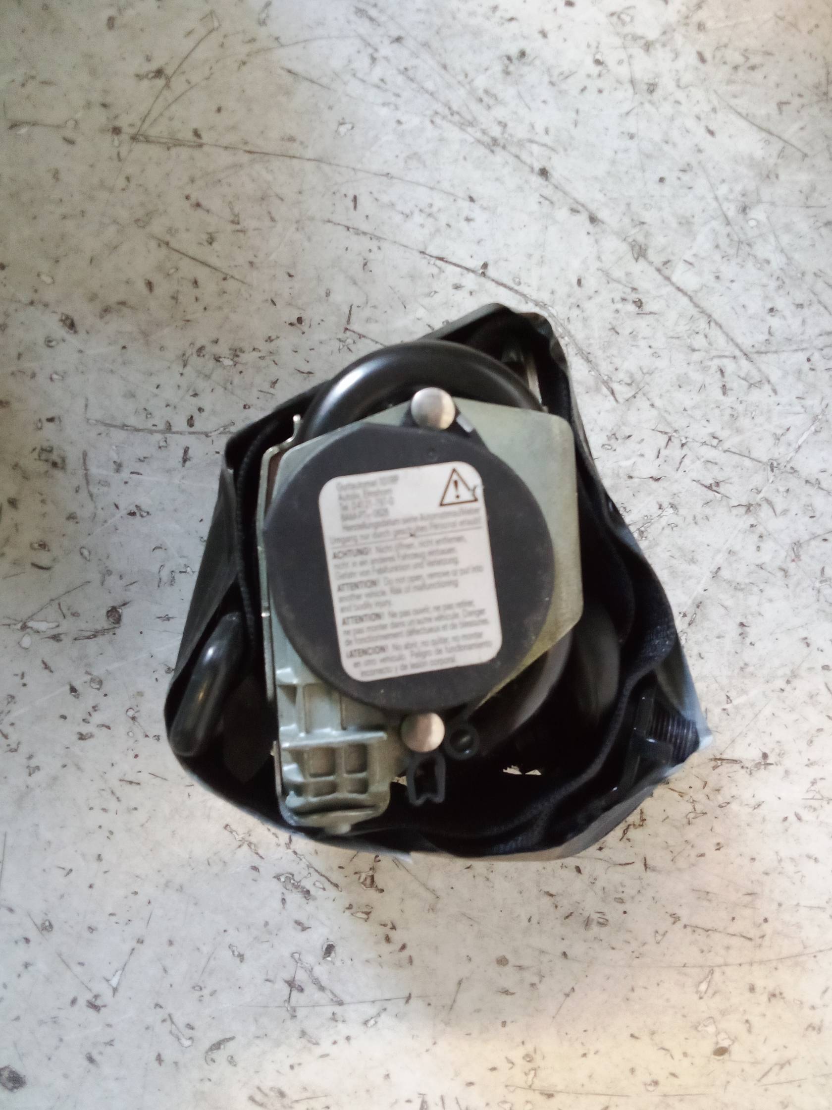 Cintura di sicurezza ant. dx.