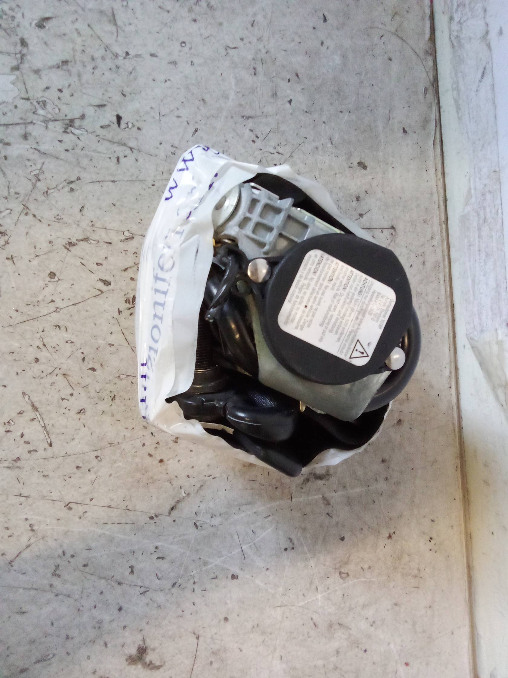 Cintura di sicurezza ant. dx.