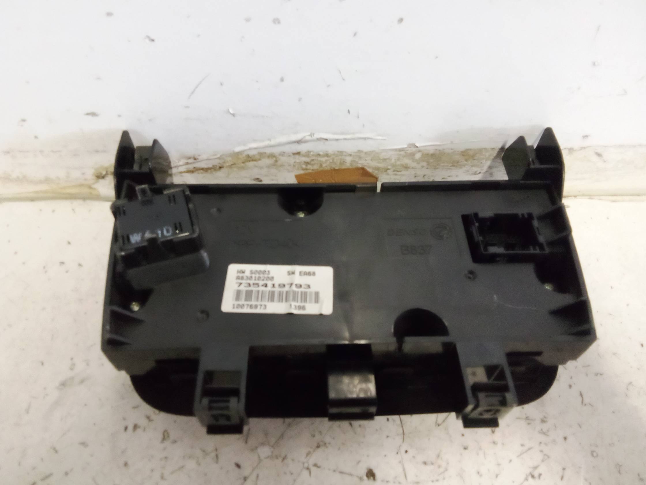 Blocco comando climatizzazione