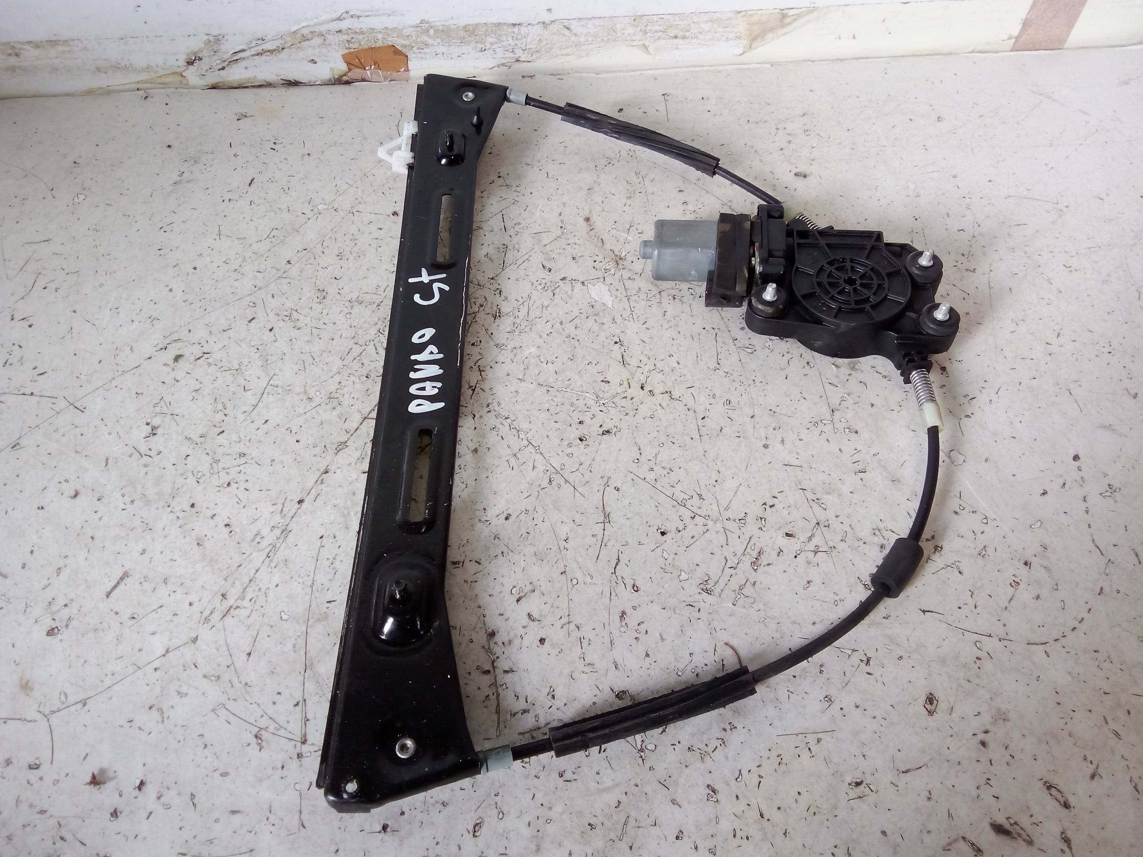 Alzacristallo elettr. porta ant. con motorino sx.