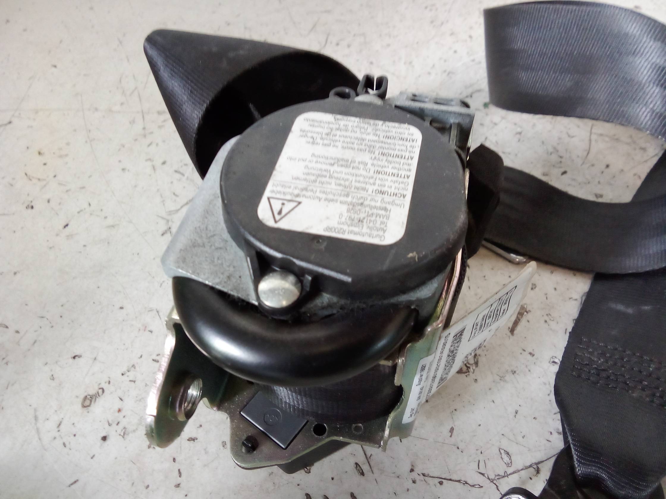 Cintura di sicurezza ant. sx.