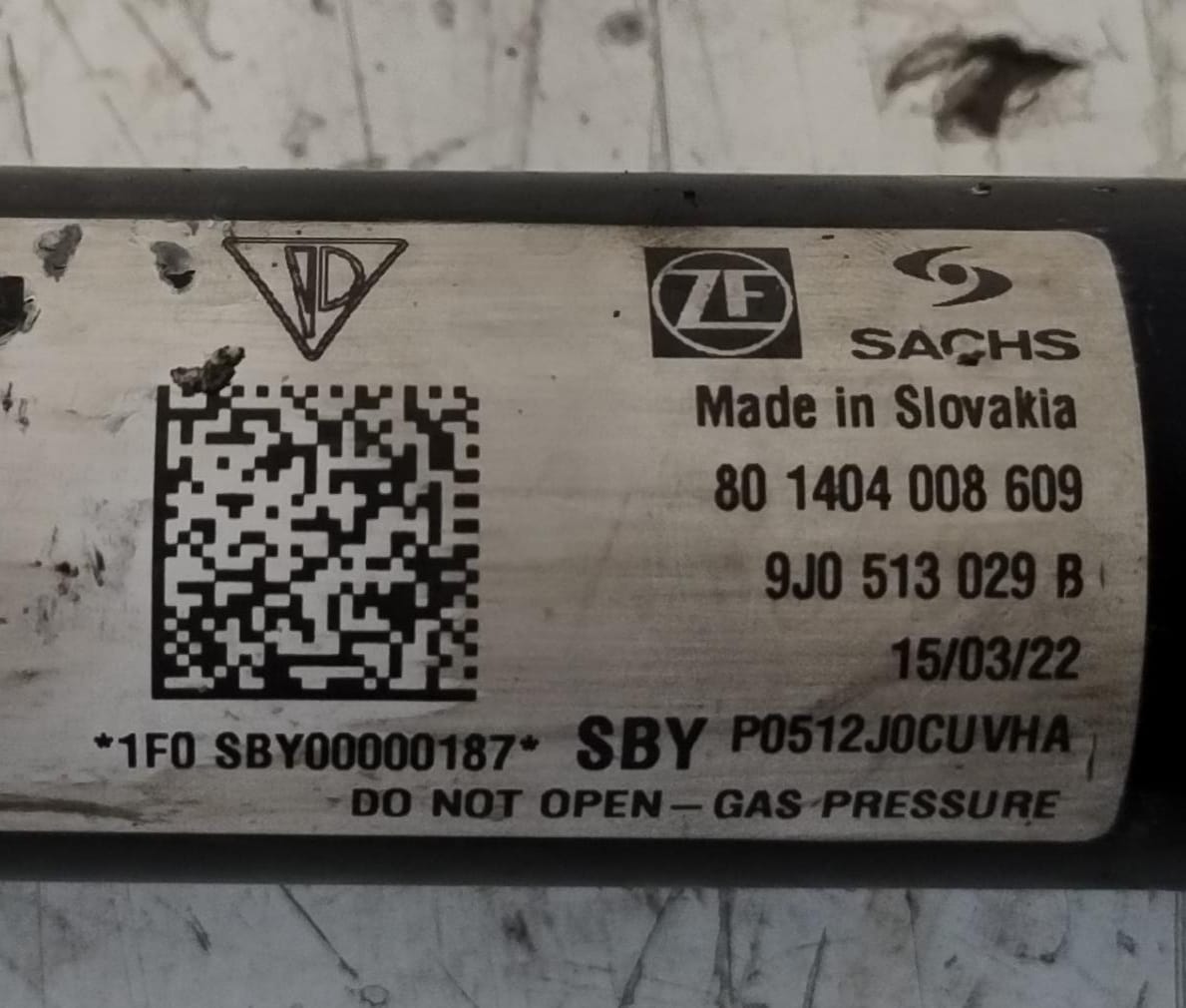 Ammortizzatore post. dx.