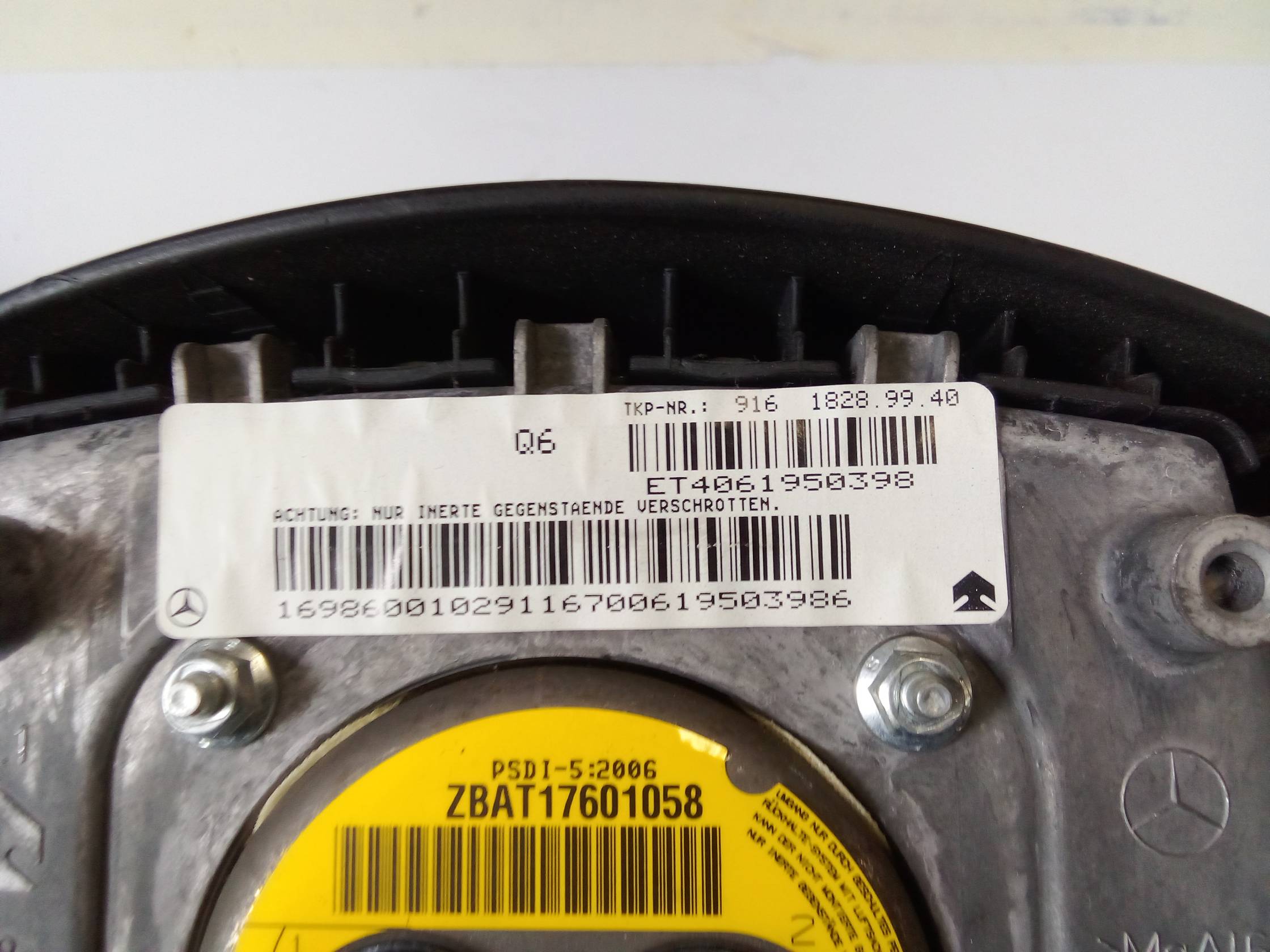 Dispositivo airbag lato guida