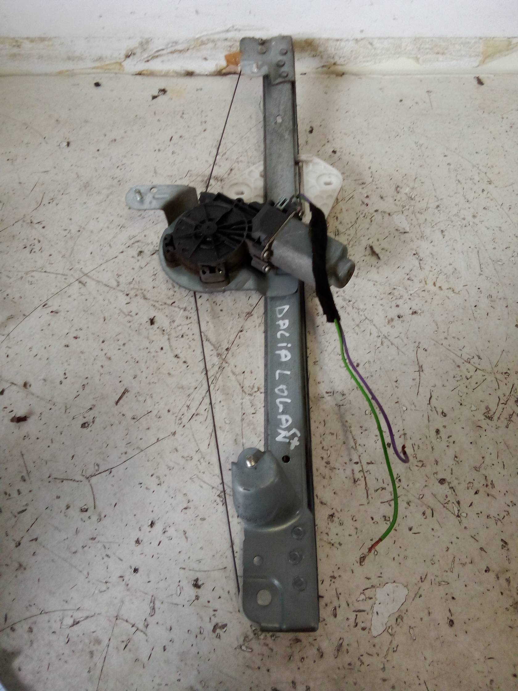 Alzacristallo elettr. porta ant. con motorino sx.