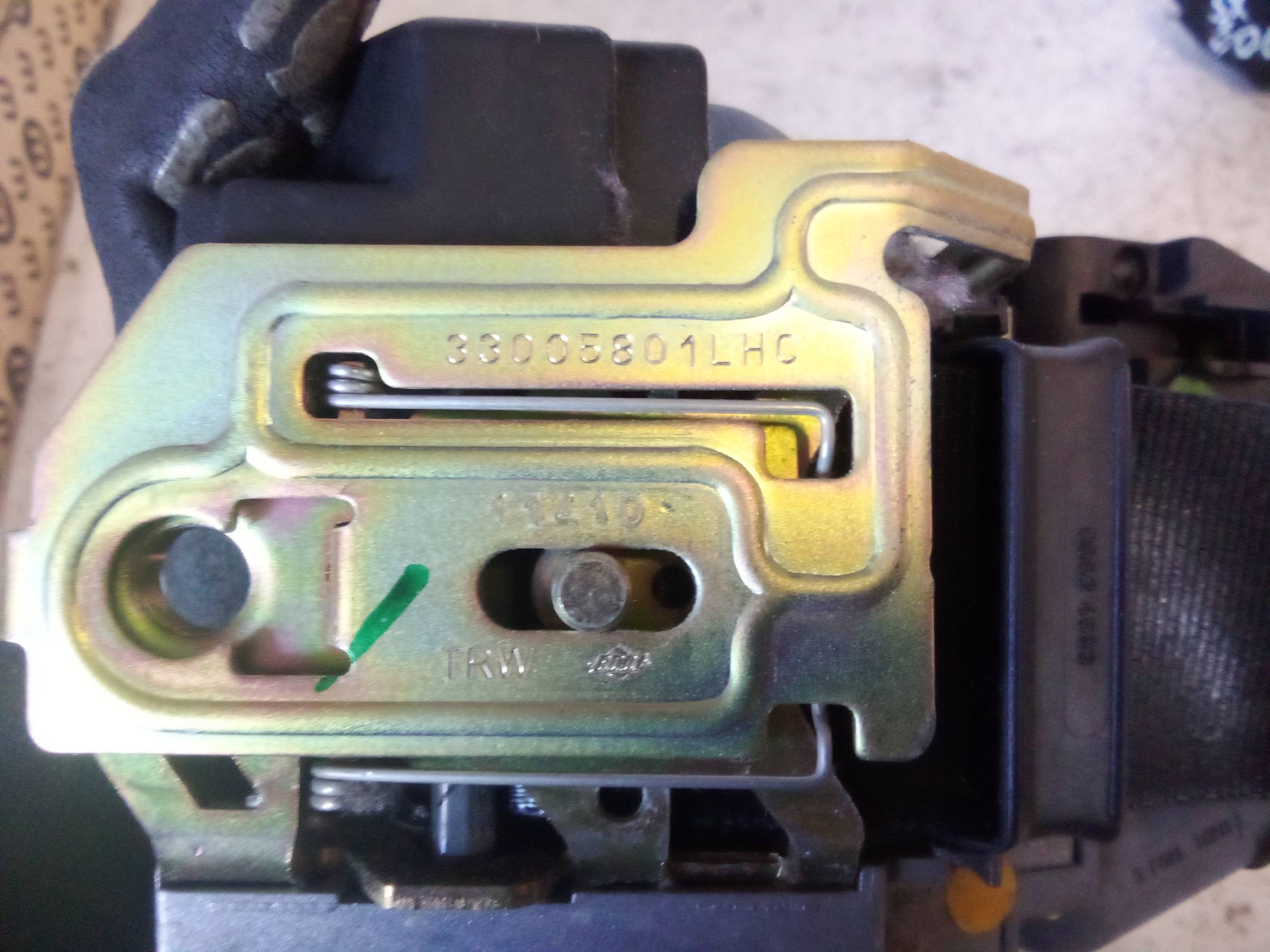 Cintura sicurezza ant. dx.