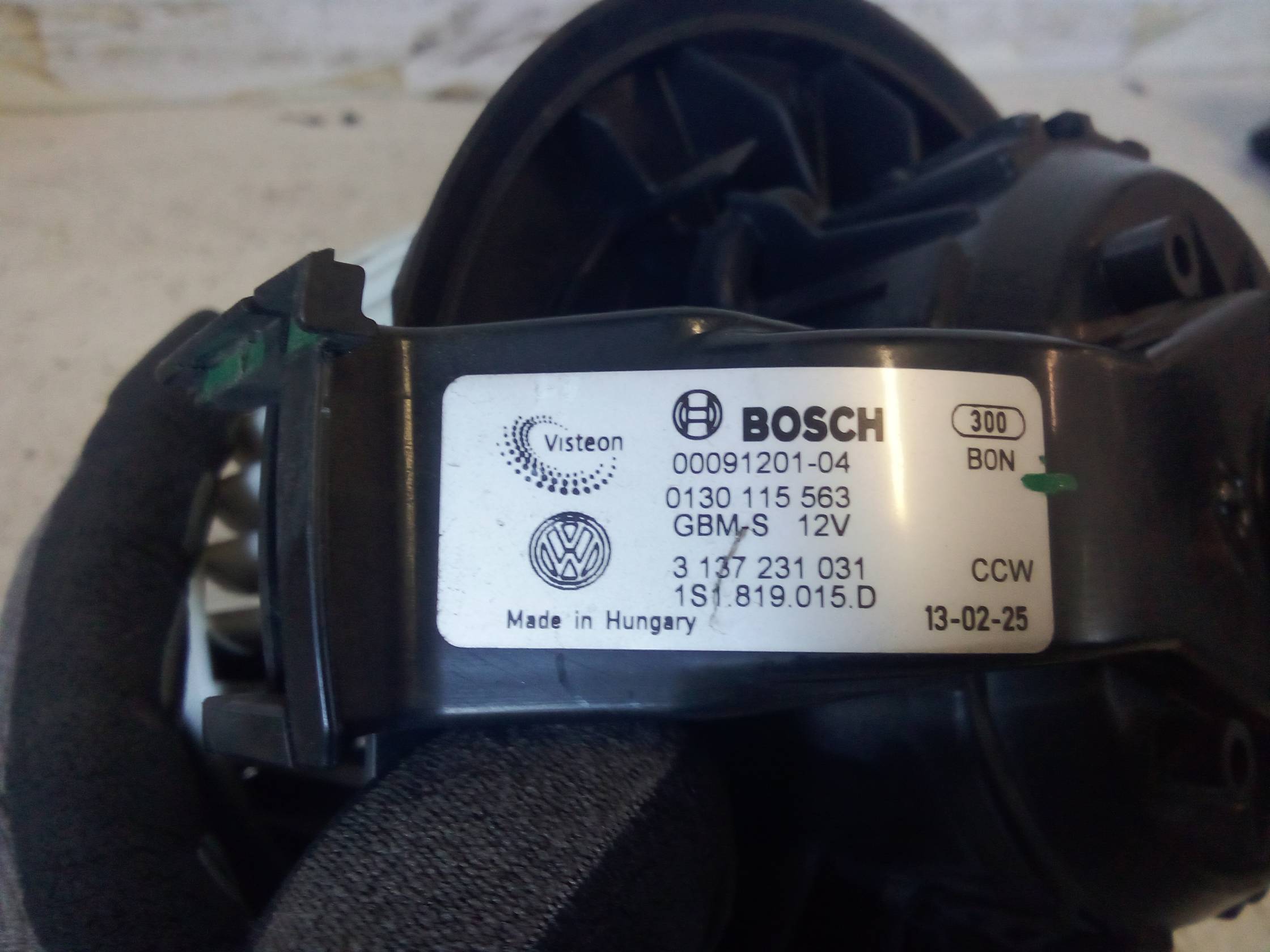 Motorino ventilazione abitacolo