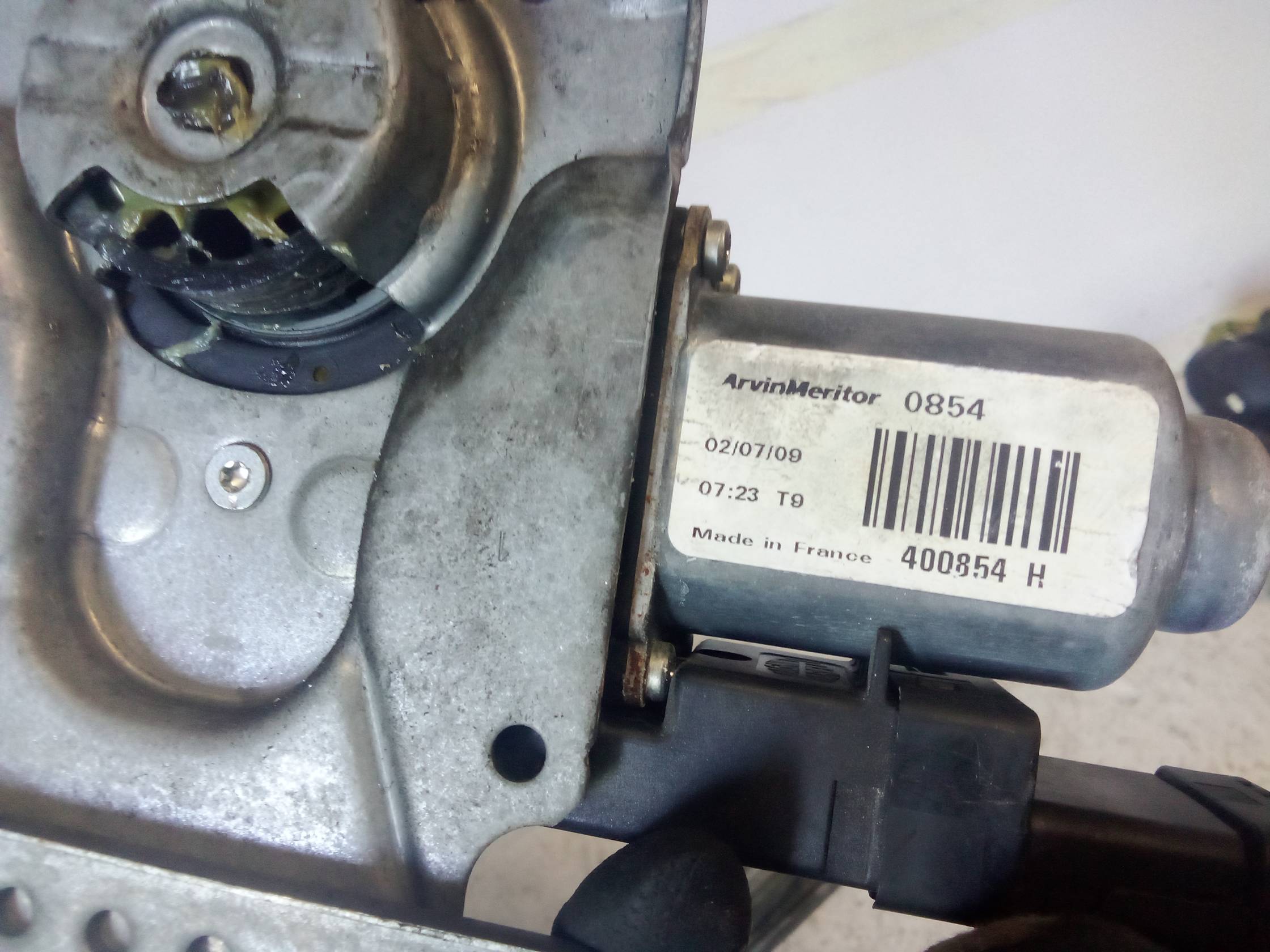 Alzacristallo elettr. porta ant. sx.