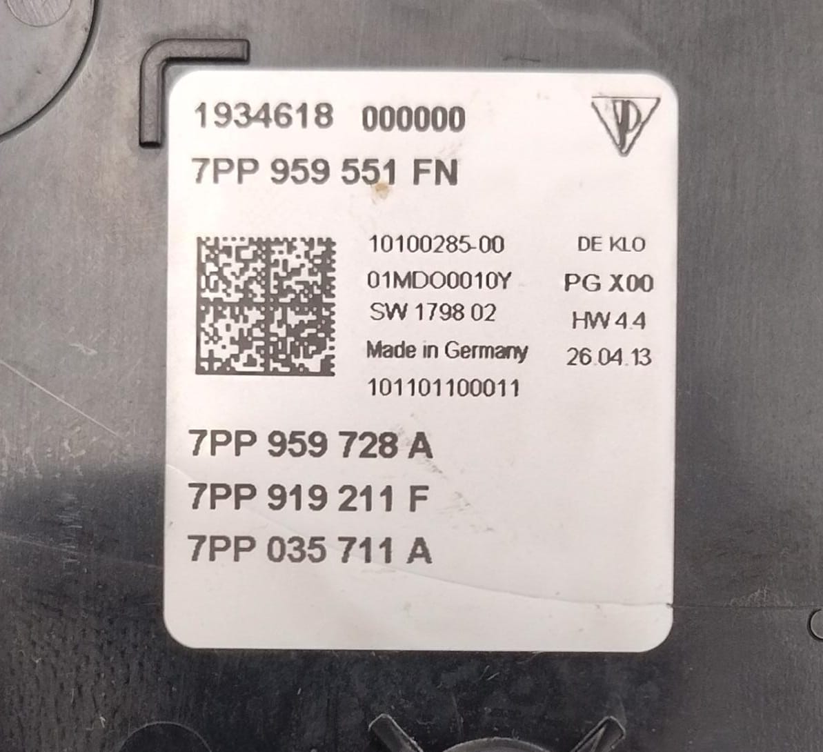 Plafoniera luci interna abitacolo