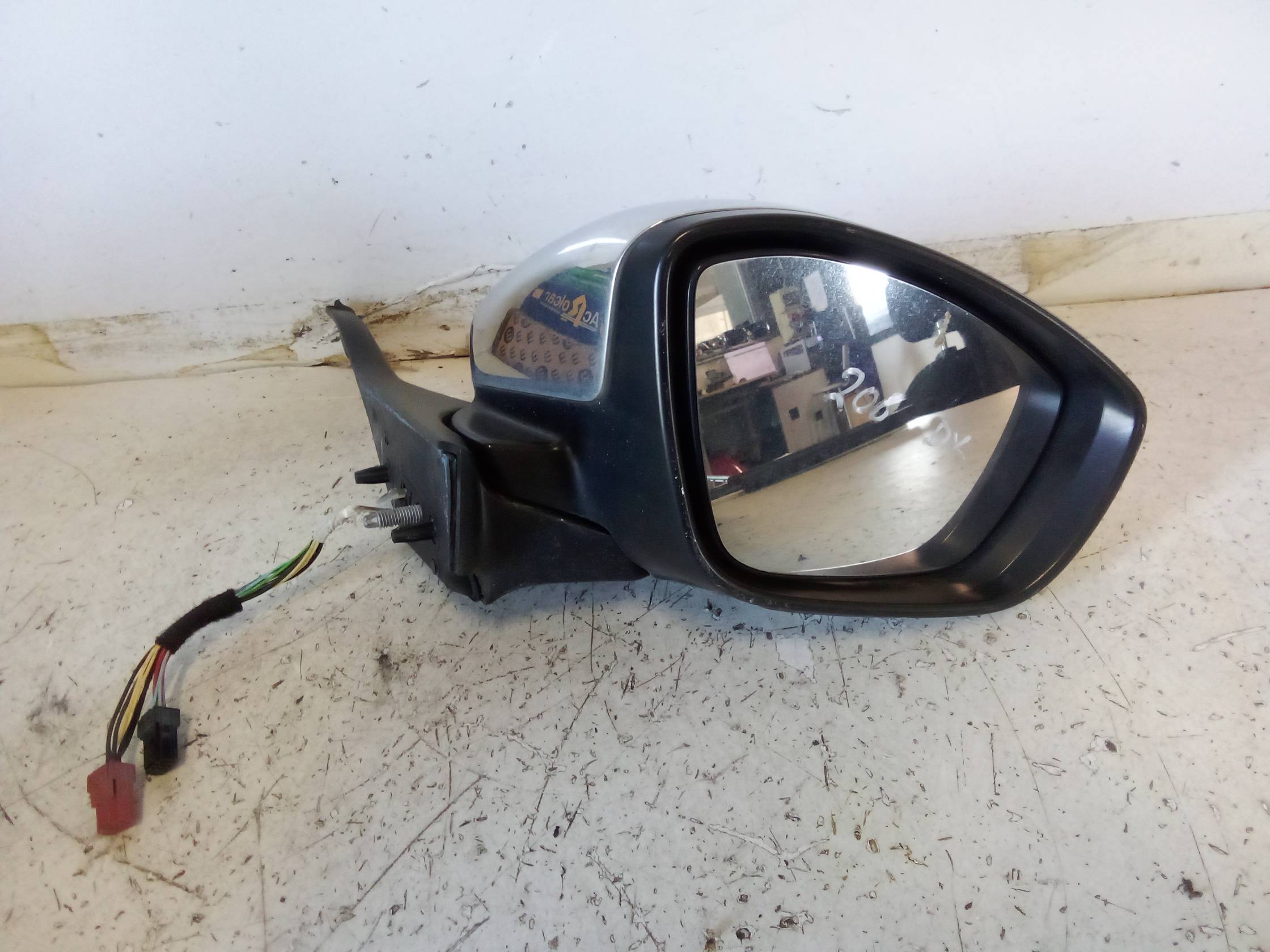 Retrovisore est. regolaz. elettr. dx.