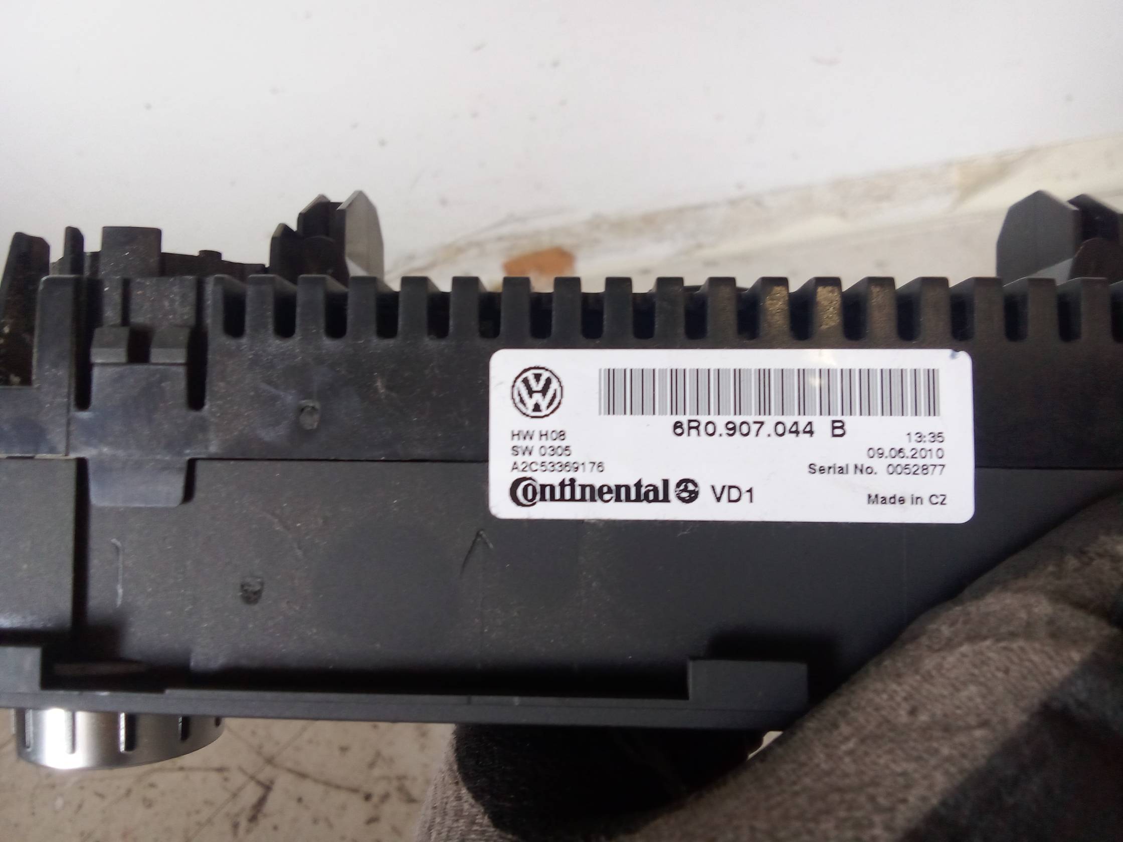 Blocco comando climatizzazione