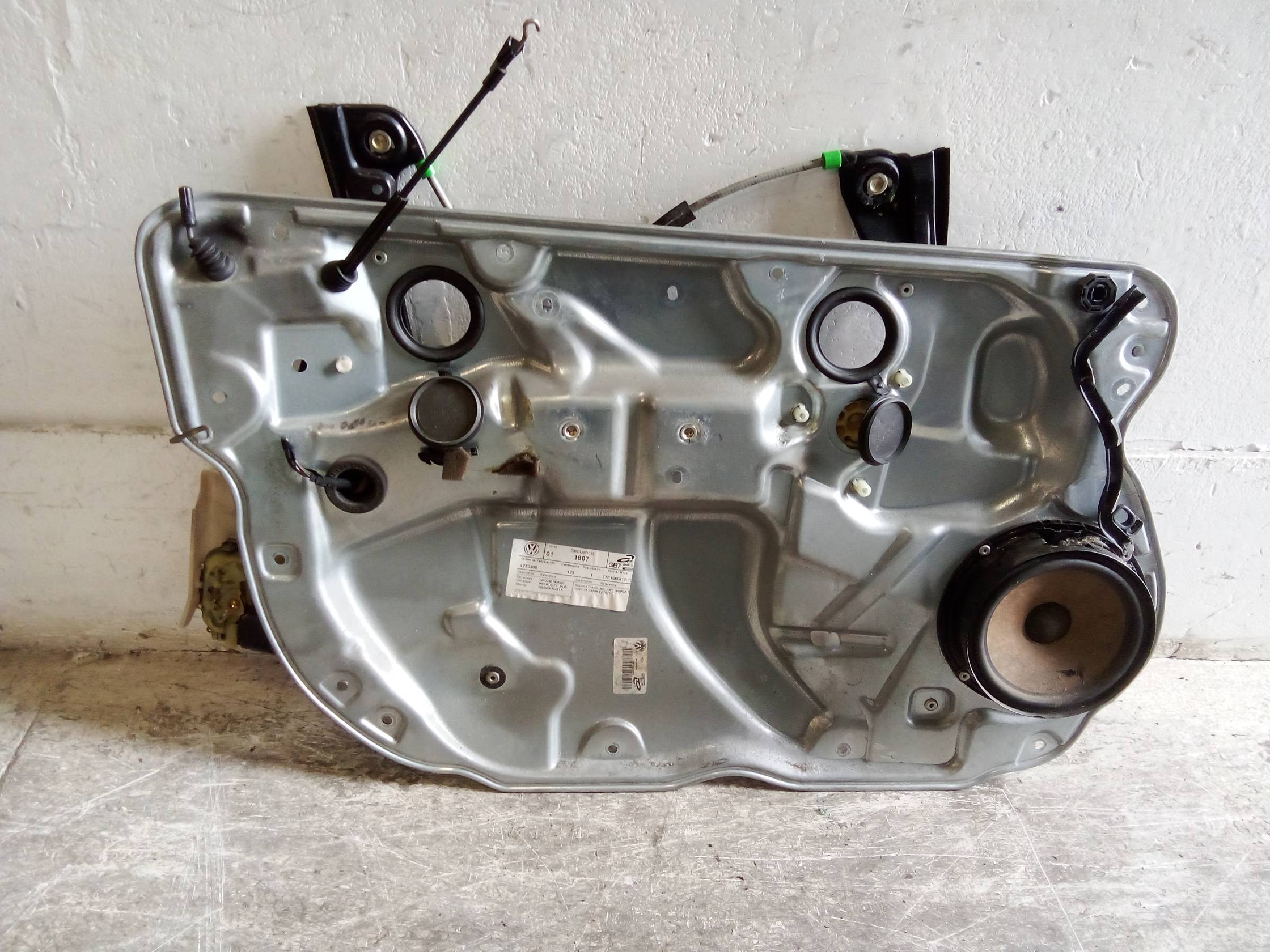 Alzacristallo elettr. porta ant. sx.