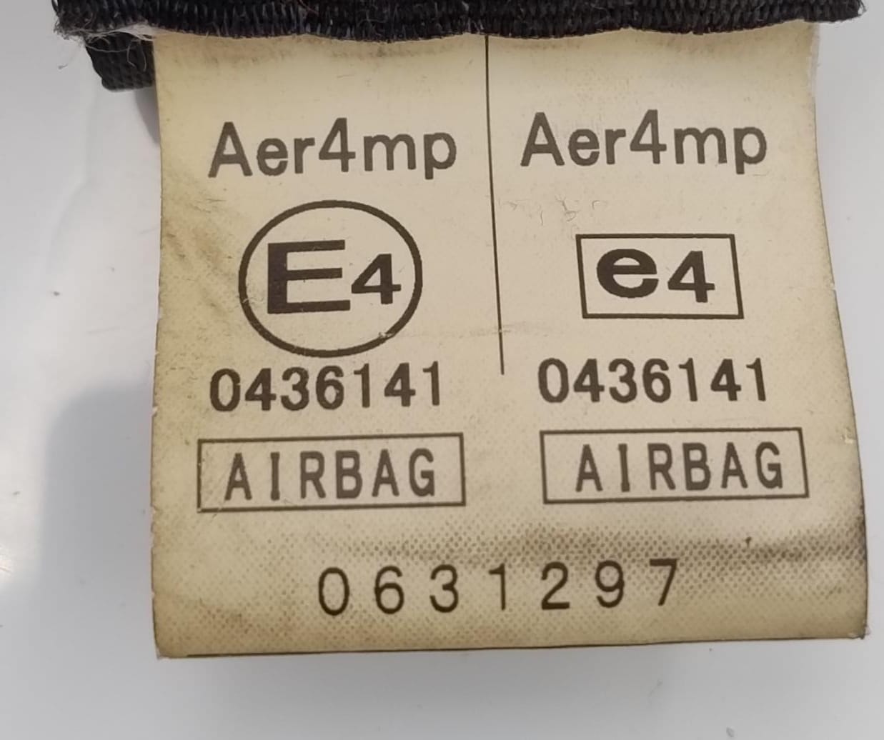 Cintura di sicurezza ant. sx.