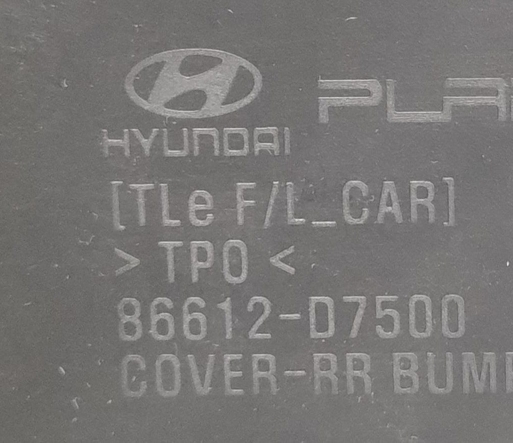 Paraurti post. parte bassa