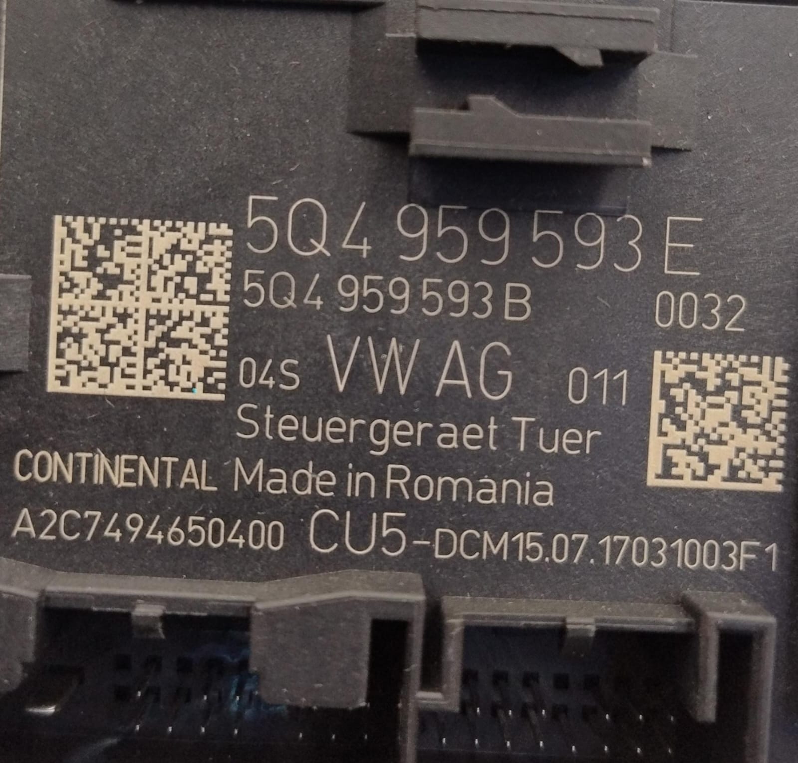 Centralina chiusura centralizzata