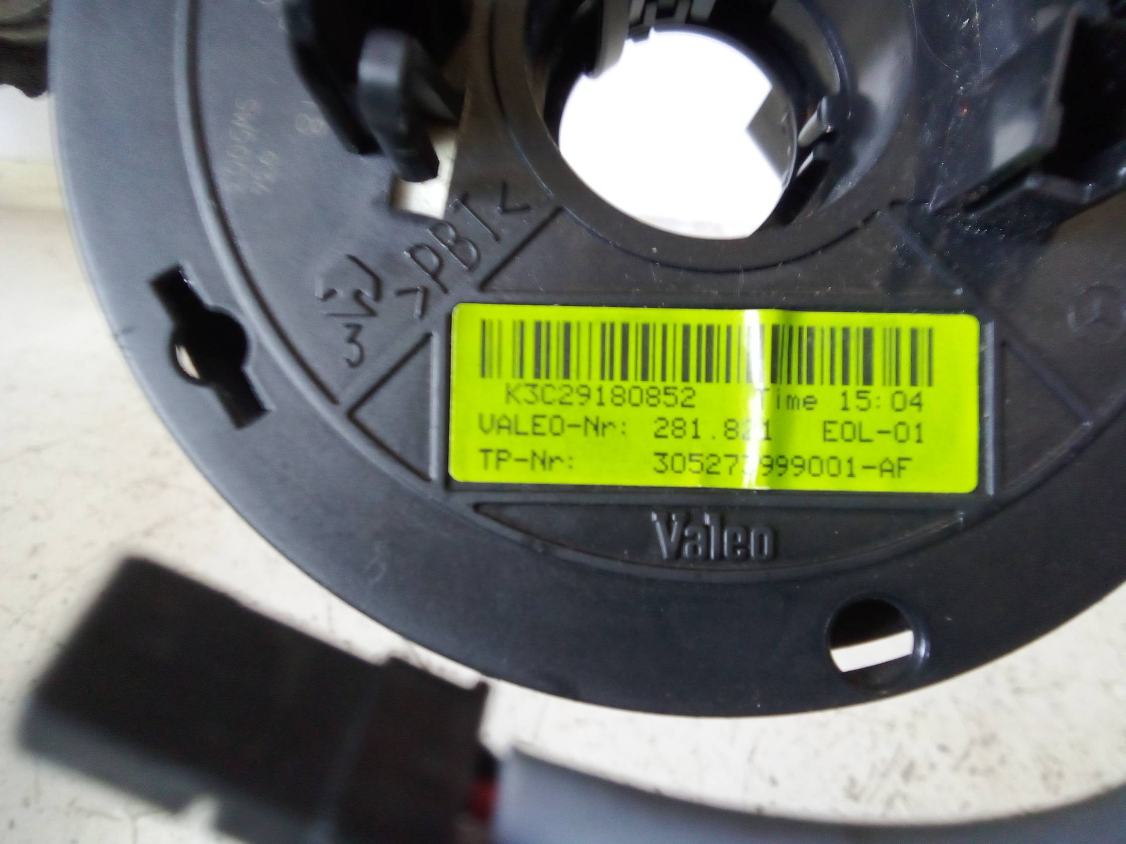 Contatto spiraliforme airbag