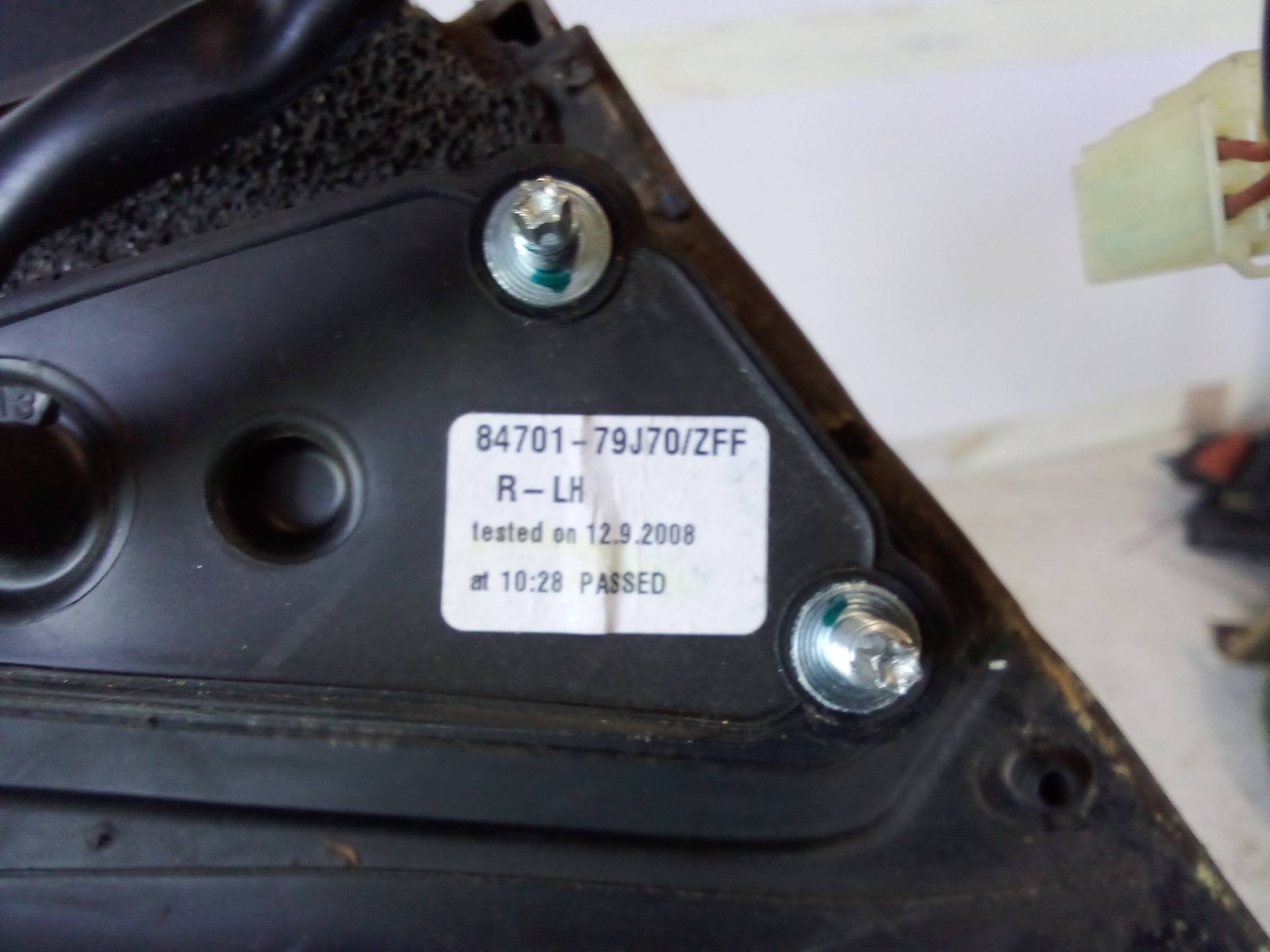 Retrovisore est. regolaz. elettr. dx.