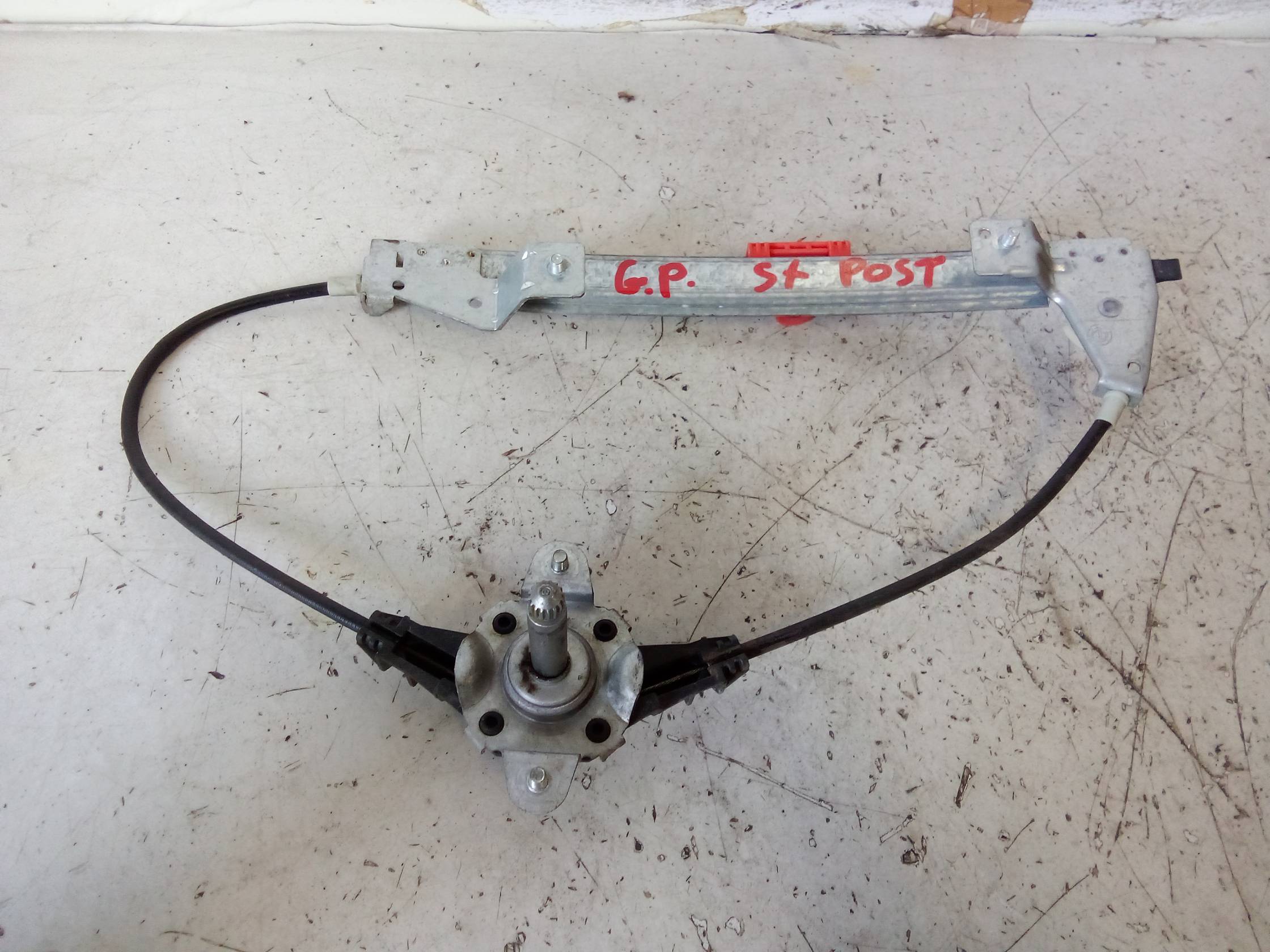 Alzacristallo porta post. sx.