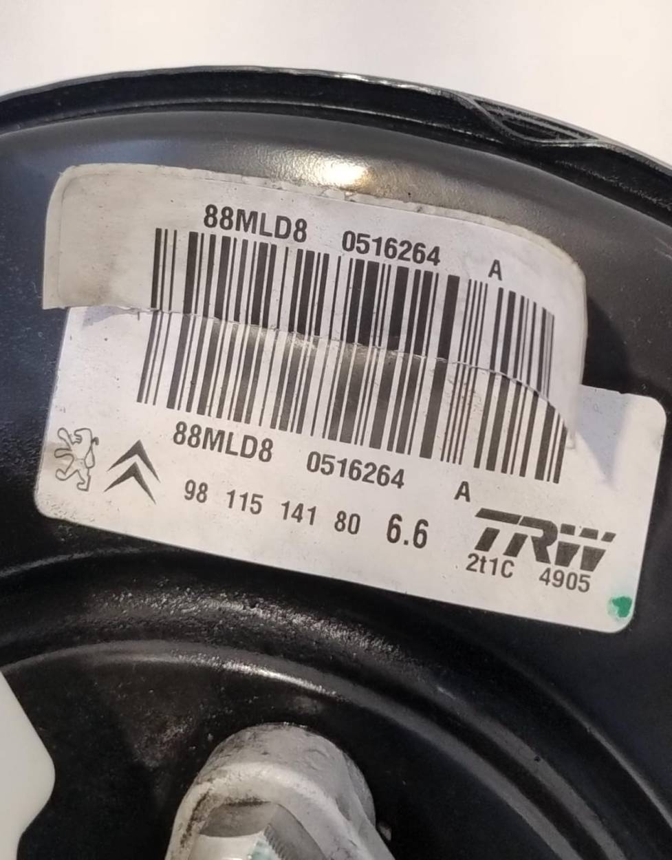 Servofreno con pompa