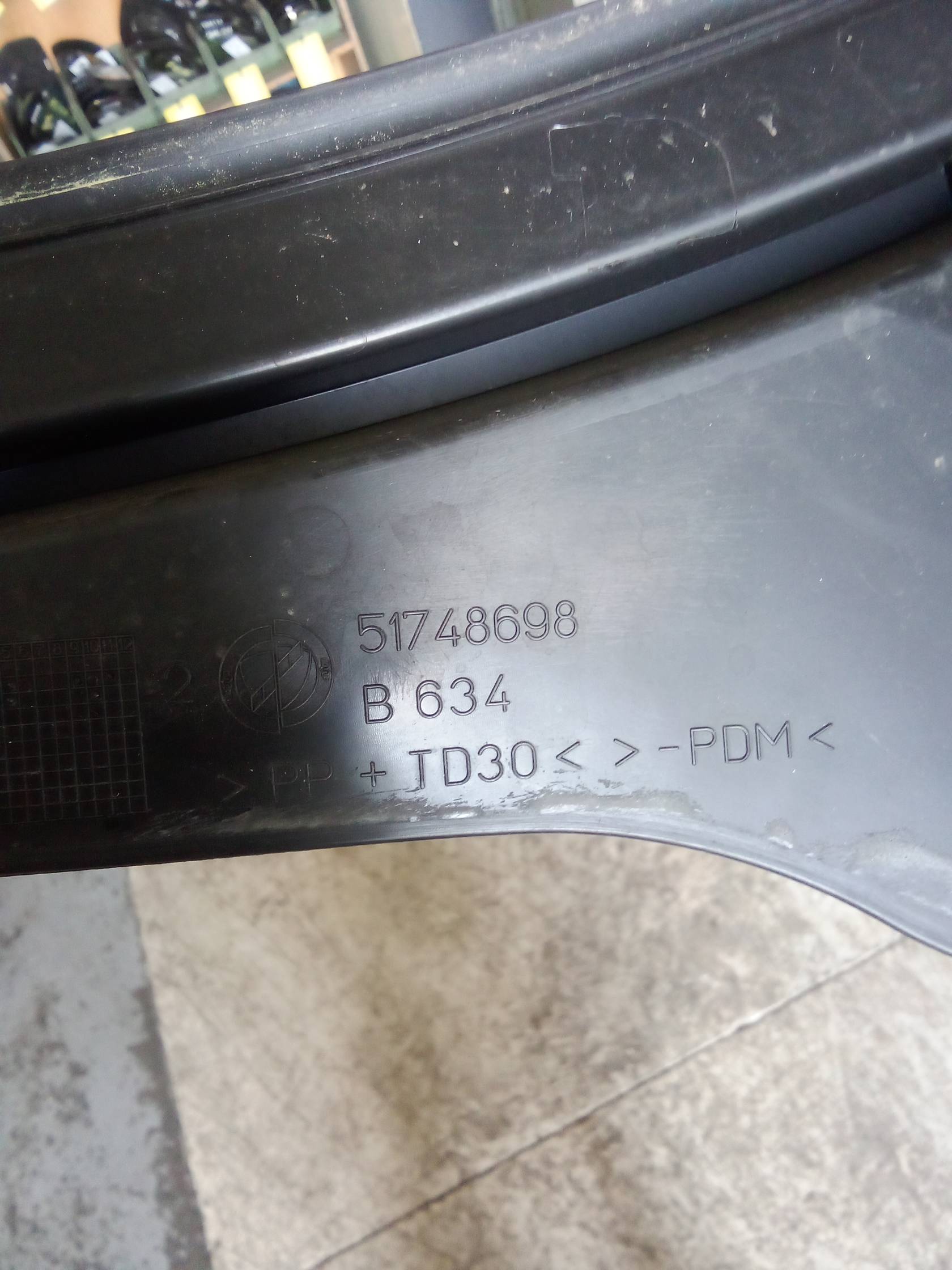 Griglia centr. sottoparabrezza